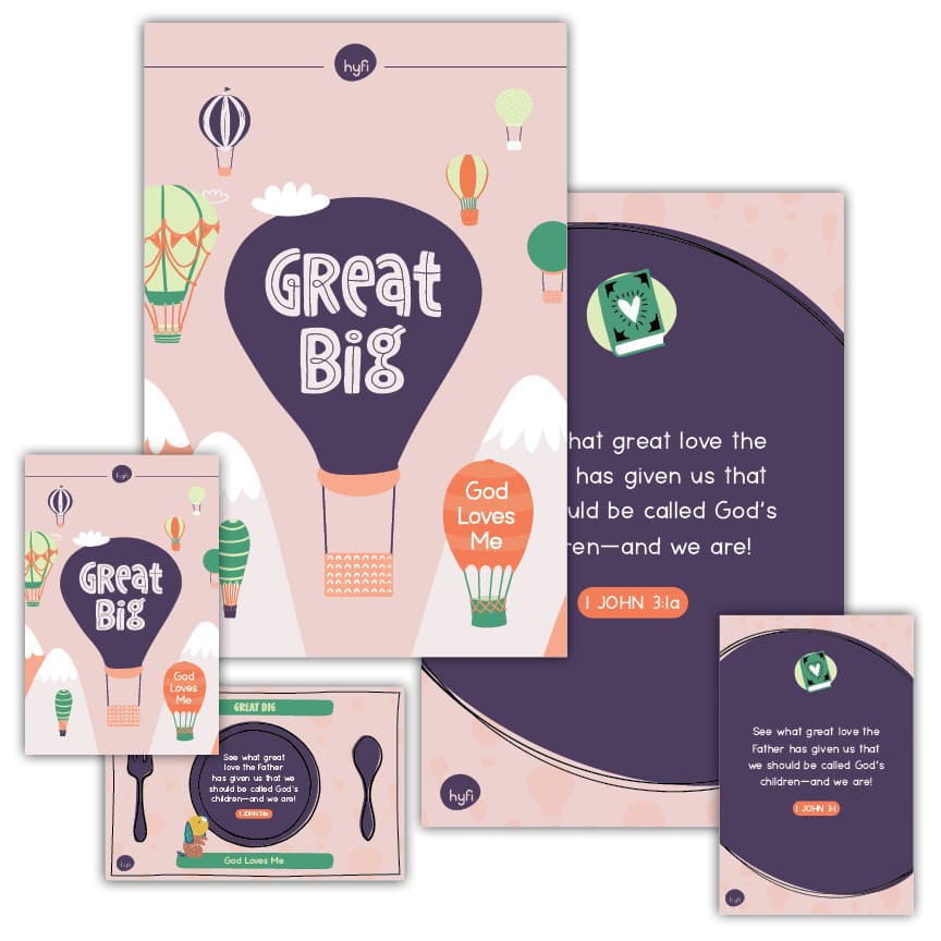 Hyfi Preschool Theme Posters Digital - Great Big FEB2027 | Lifeway