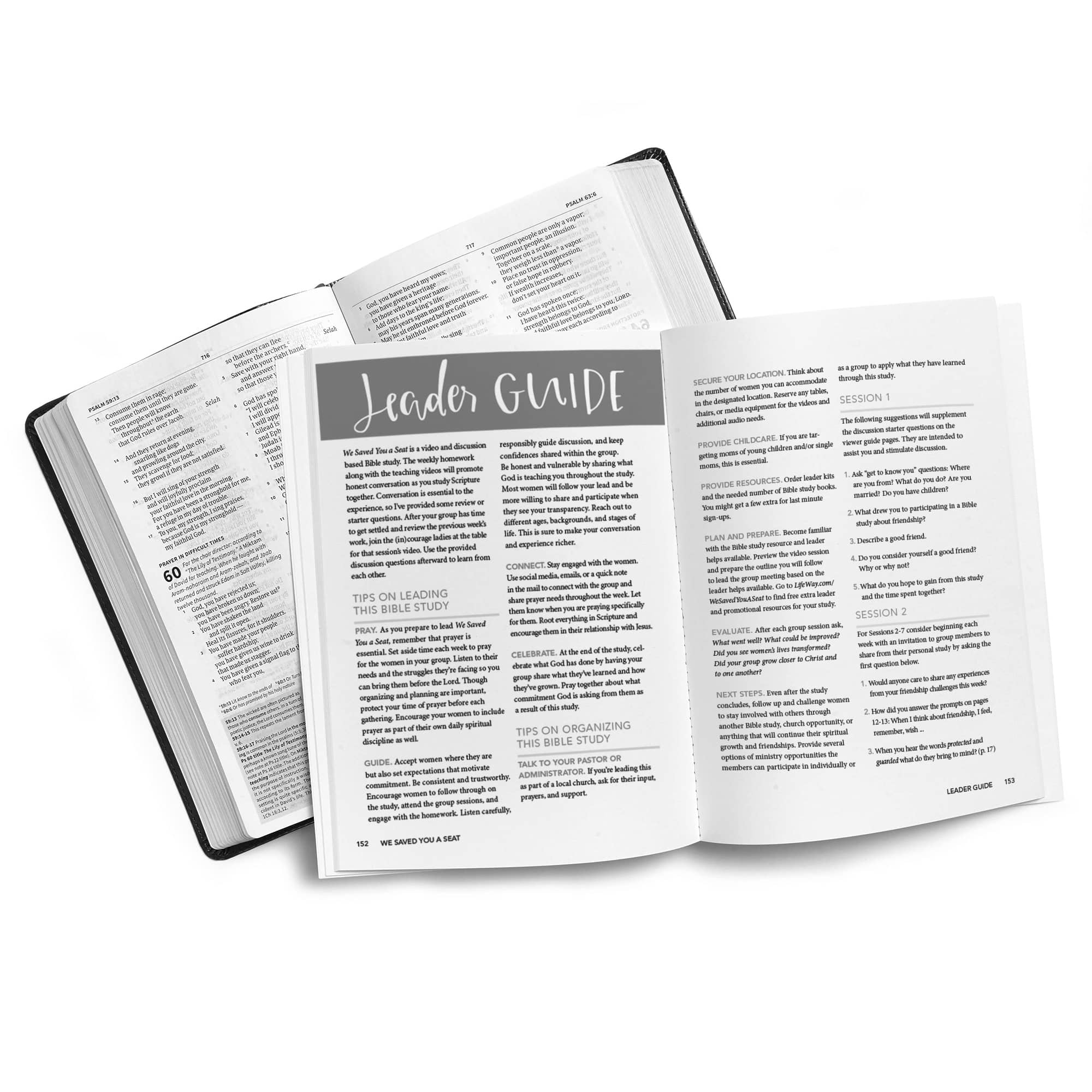 slide 4 of 4 for We Saved You a Seat - Bible Study Book