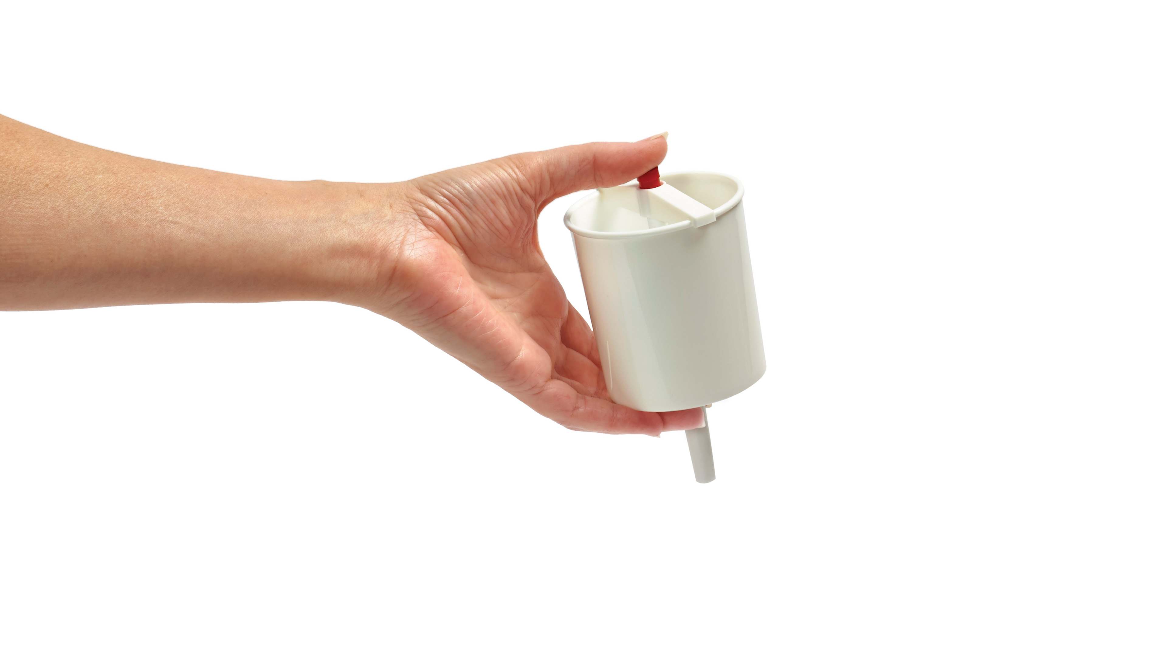 slide 2 of 4 for Communion Cup Filler with Button Release (8 oz. Bottle)