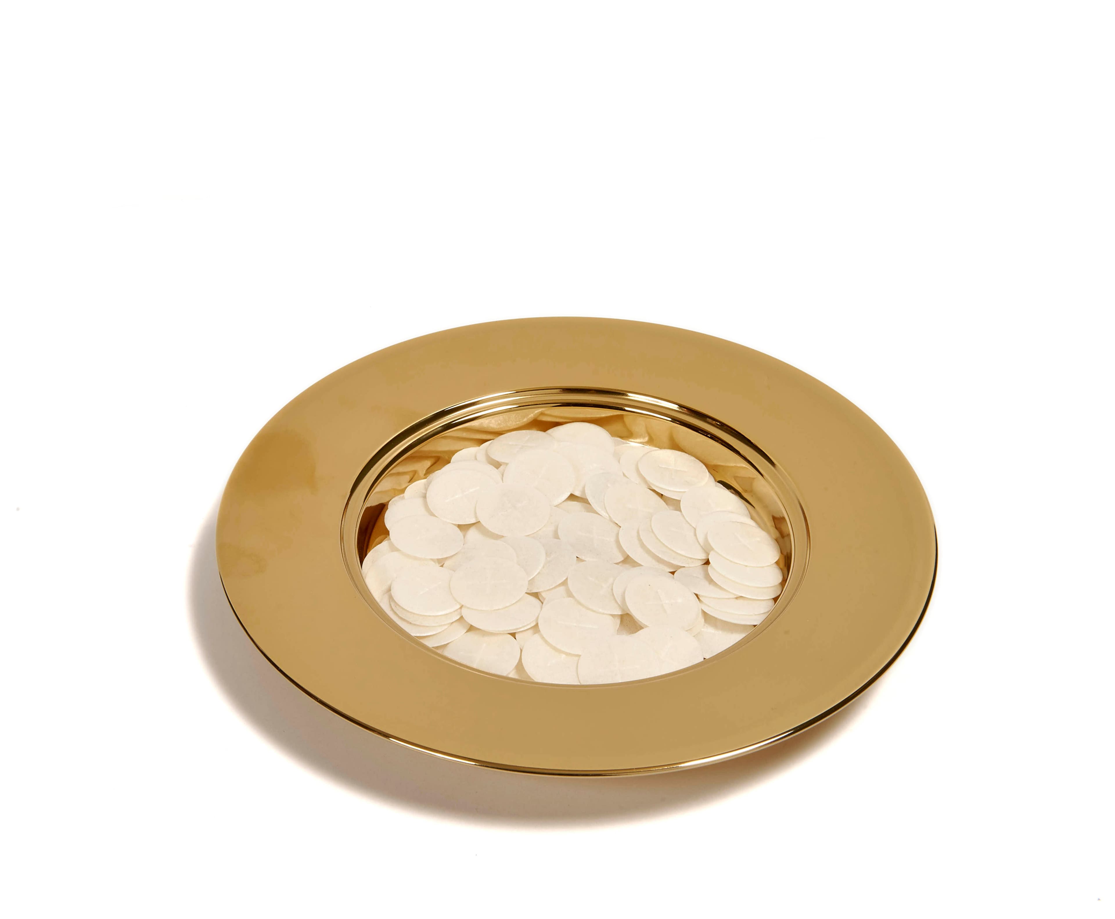 slide 4 of 5 for Communion Wafers - Round White (1,000 Pieces)