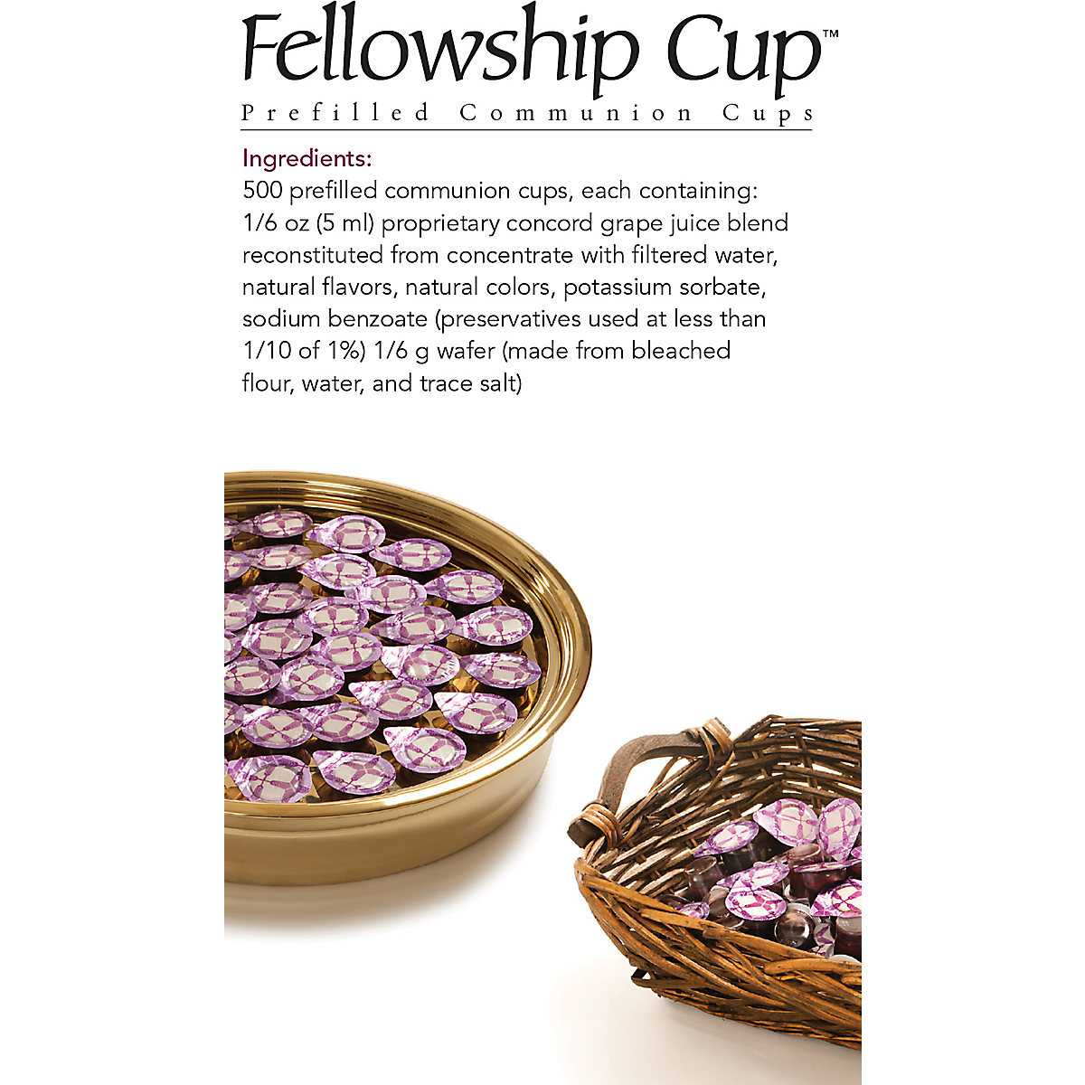 slide 5 of 8 for Fellowship Cup® - Prefilled Communion Cups (500 Count)