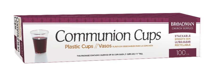 slide 4 of 4 for Communion Cups - Plastic Cups (Box of 100)