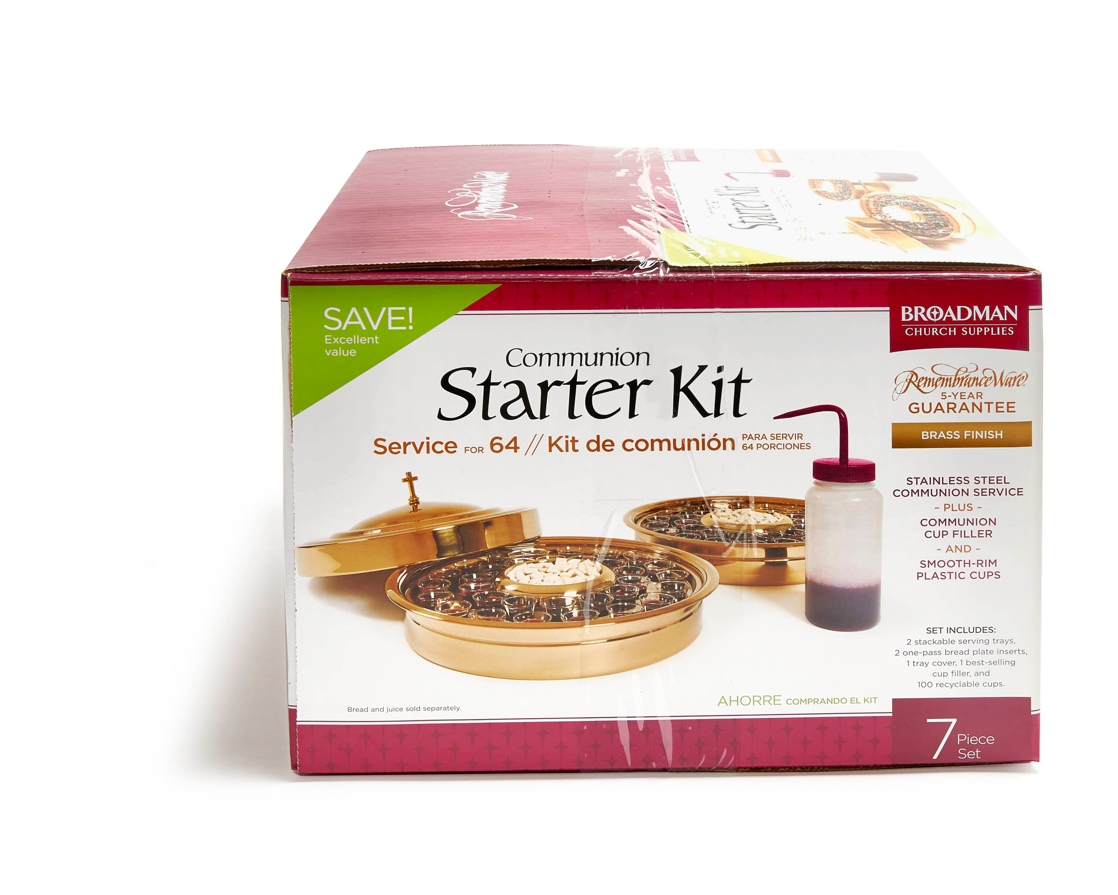 slide 5 of 8 for RemembranceWare: Communion Starter Kit - Brass Finish
