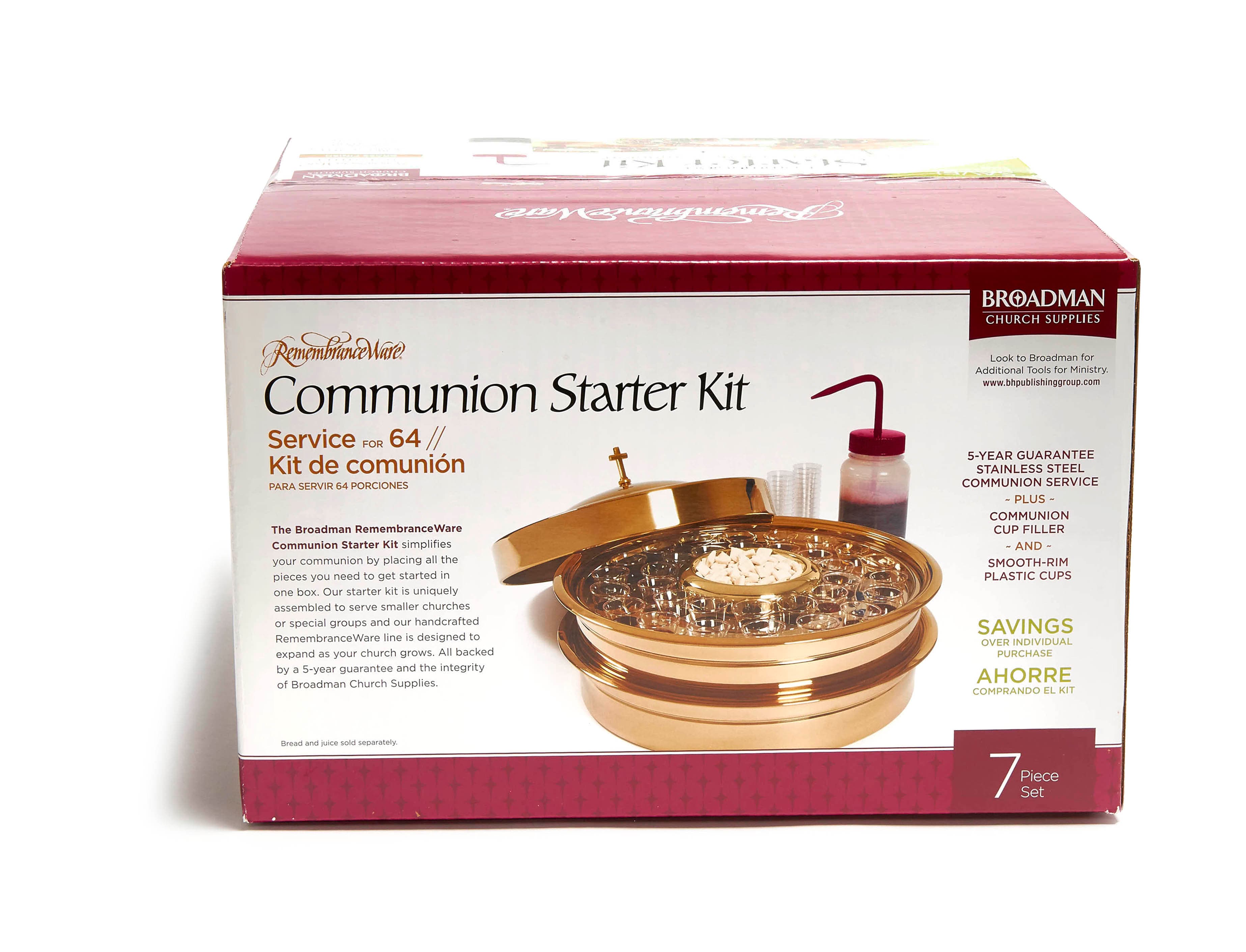 slide 6 of 8 for RemembranceWare: Communion Starter Kit - Brass Finish