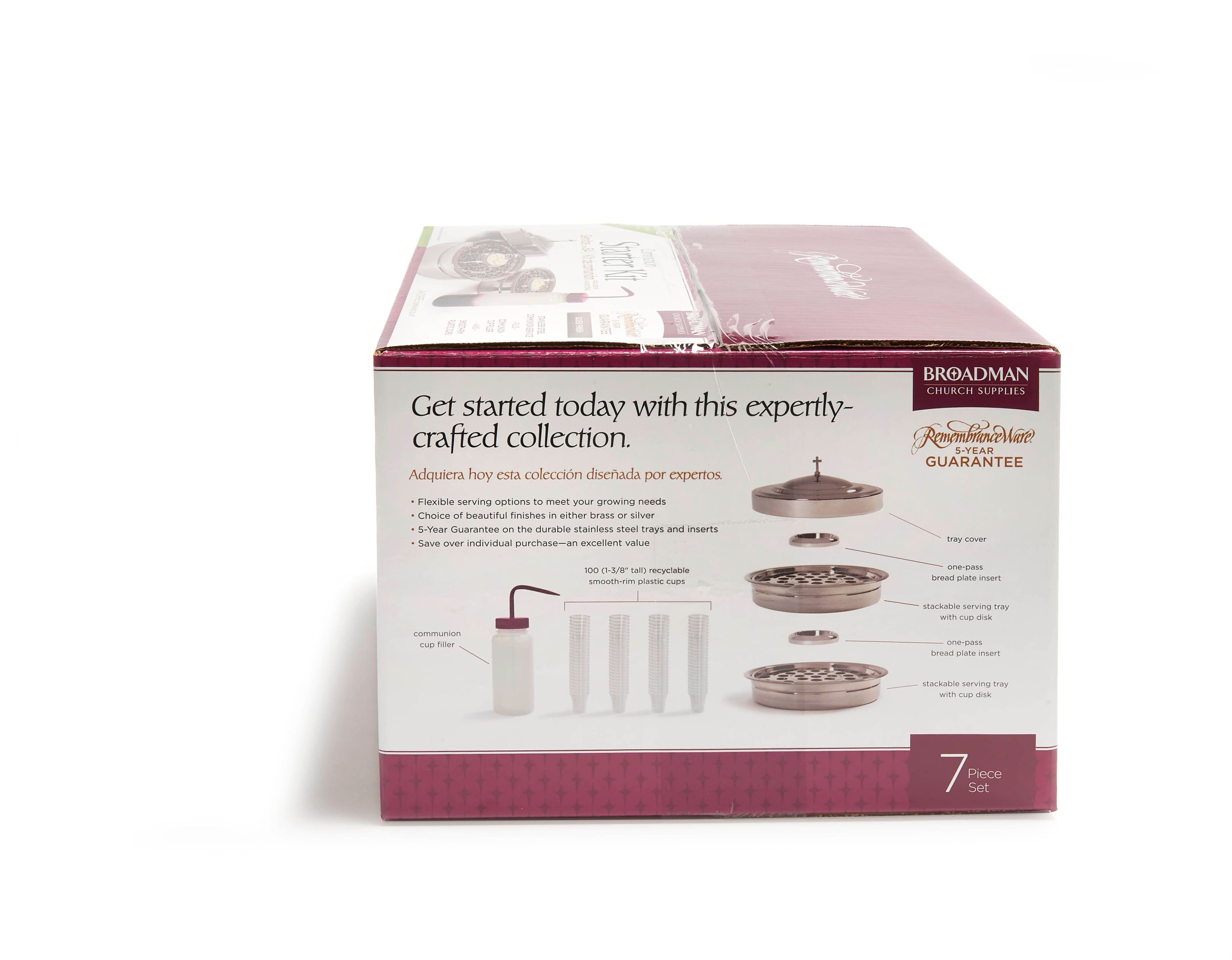 slide 4 of 9 for RemembranceWare: Communion Starter Kit - Silver Finish