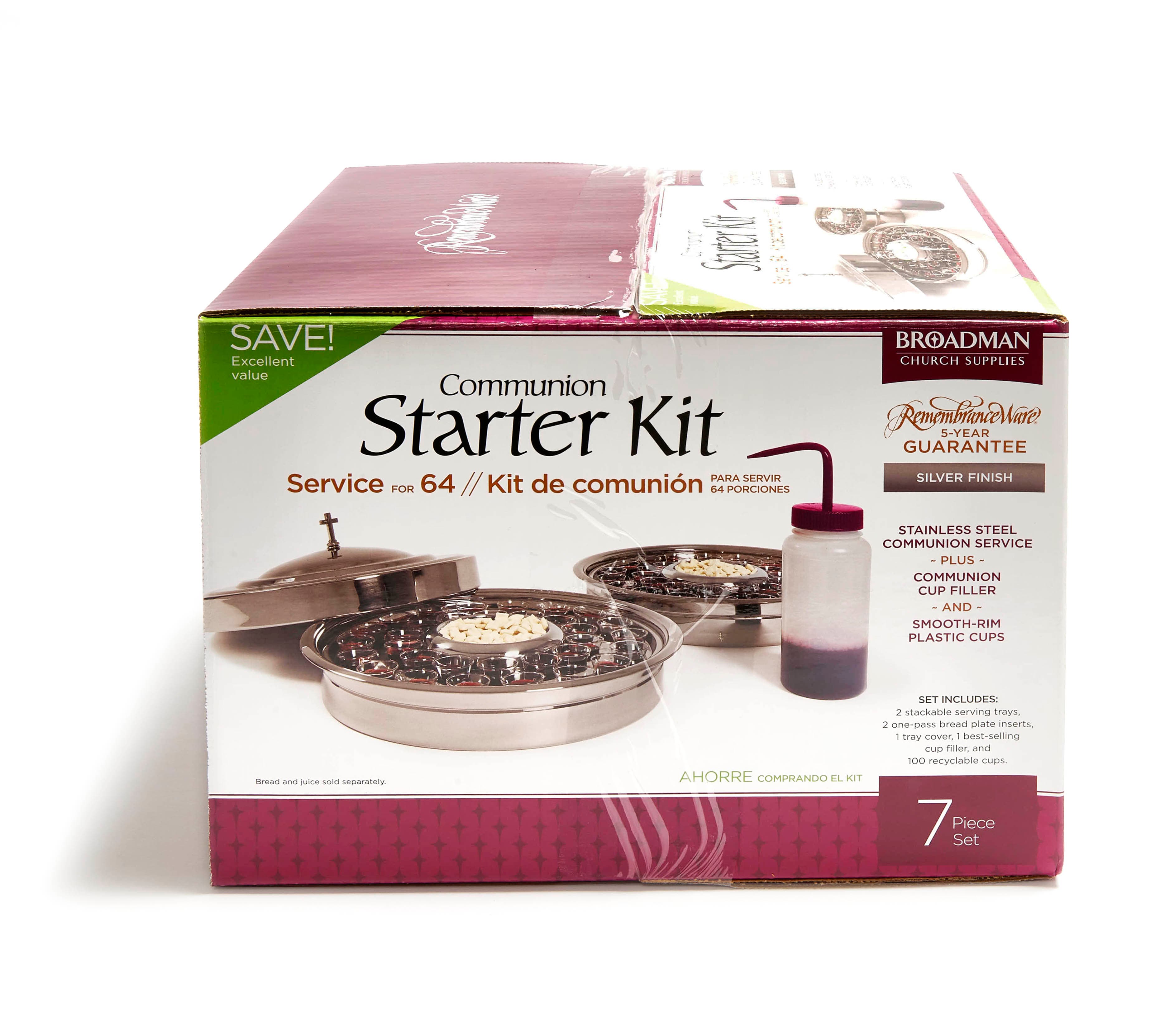 slide 5 of 9 for RemembranceWare: Communion Starter Kit - Silver Finish