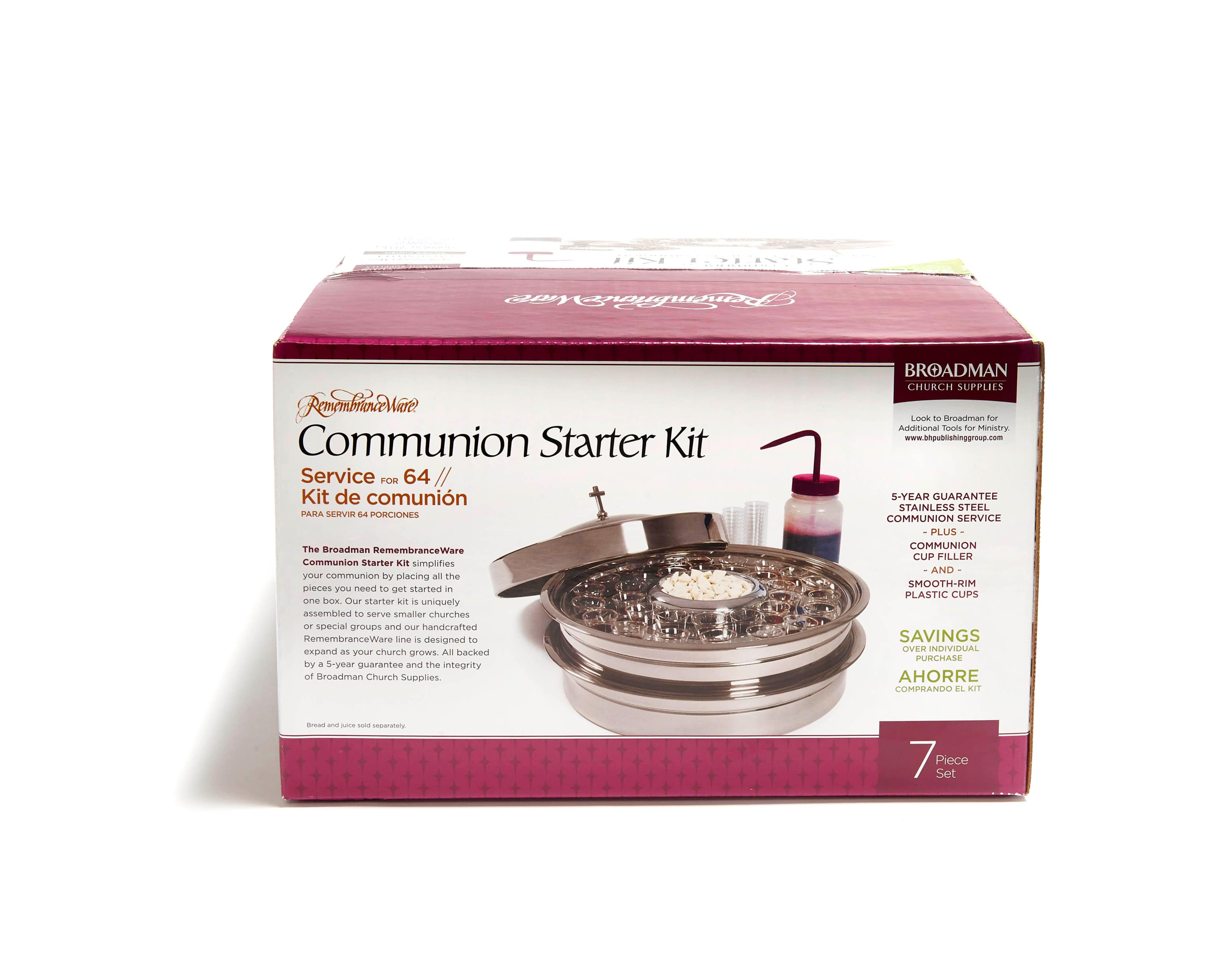 slide 6 of 9 for RemembranceWare: Communion Starter Kit - Silver Finish