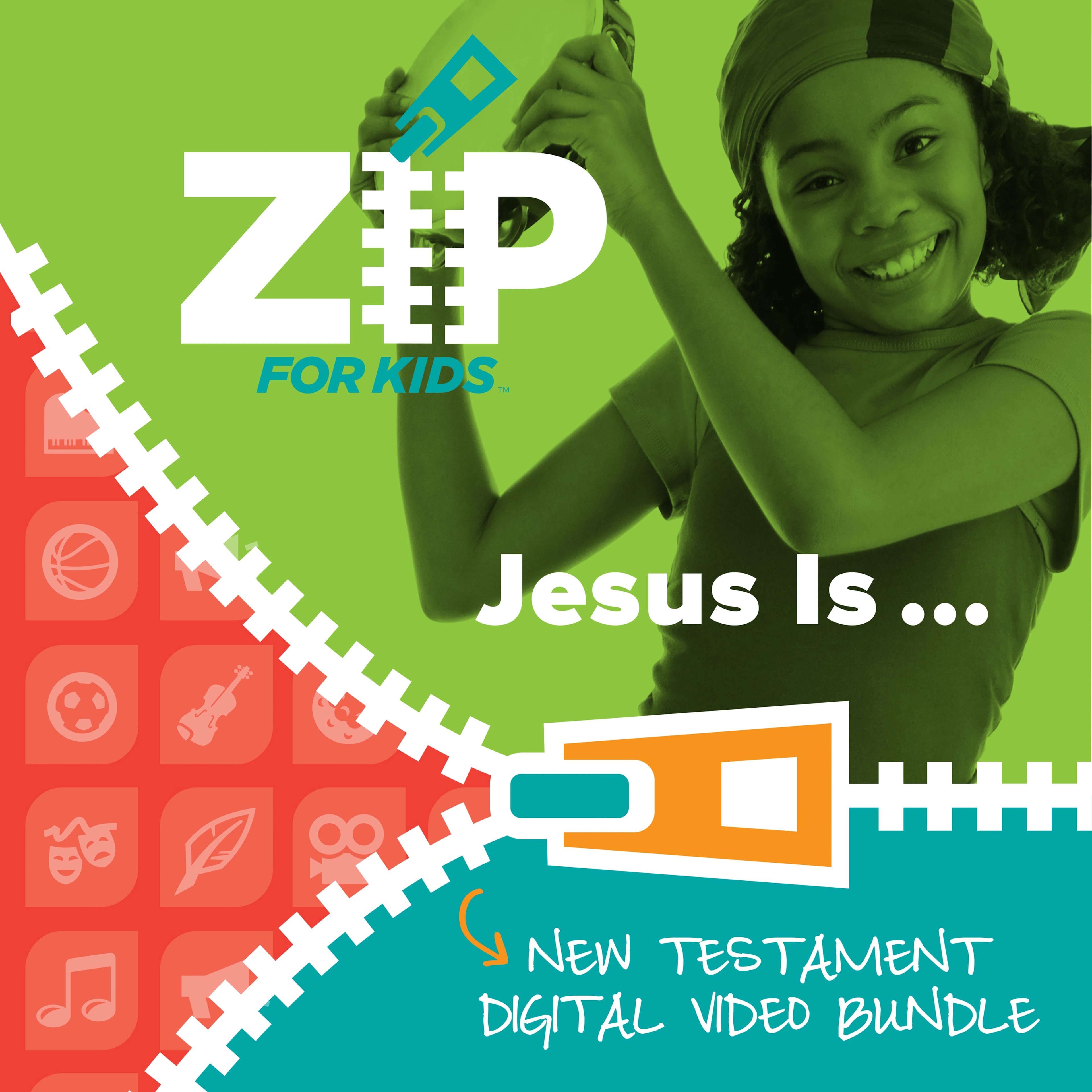 Zip For Kids: Jesus Is - New Testament Bible Story Video Bundle