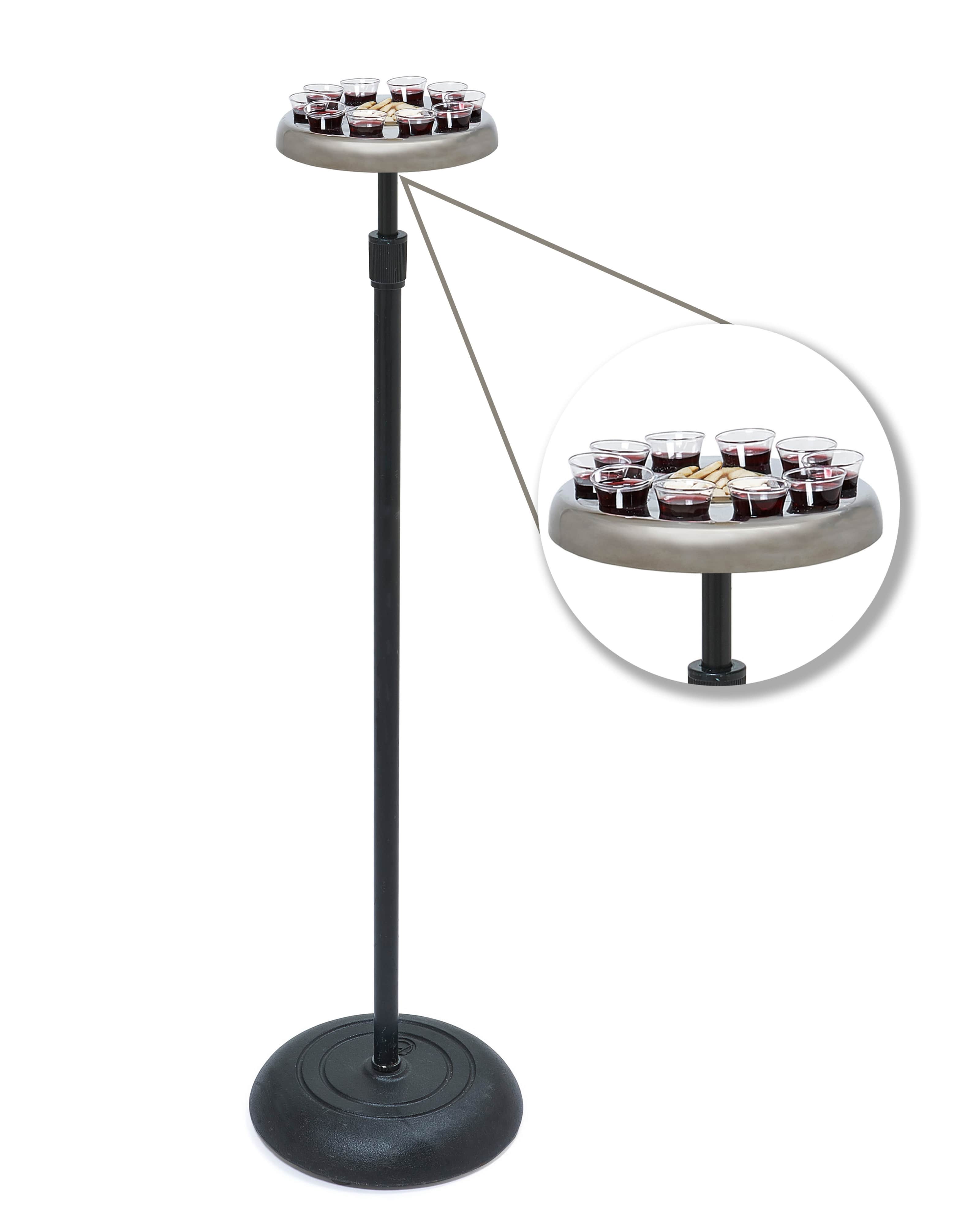 slide 4 of 4 for RemembranceWare: Mic Stand Communion Tray - Silver Finish