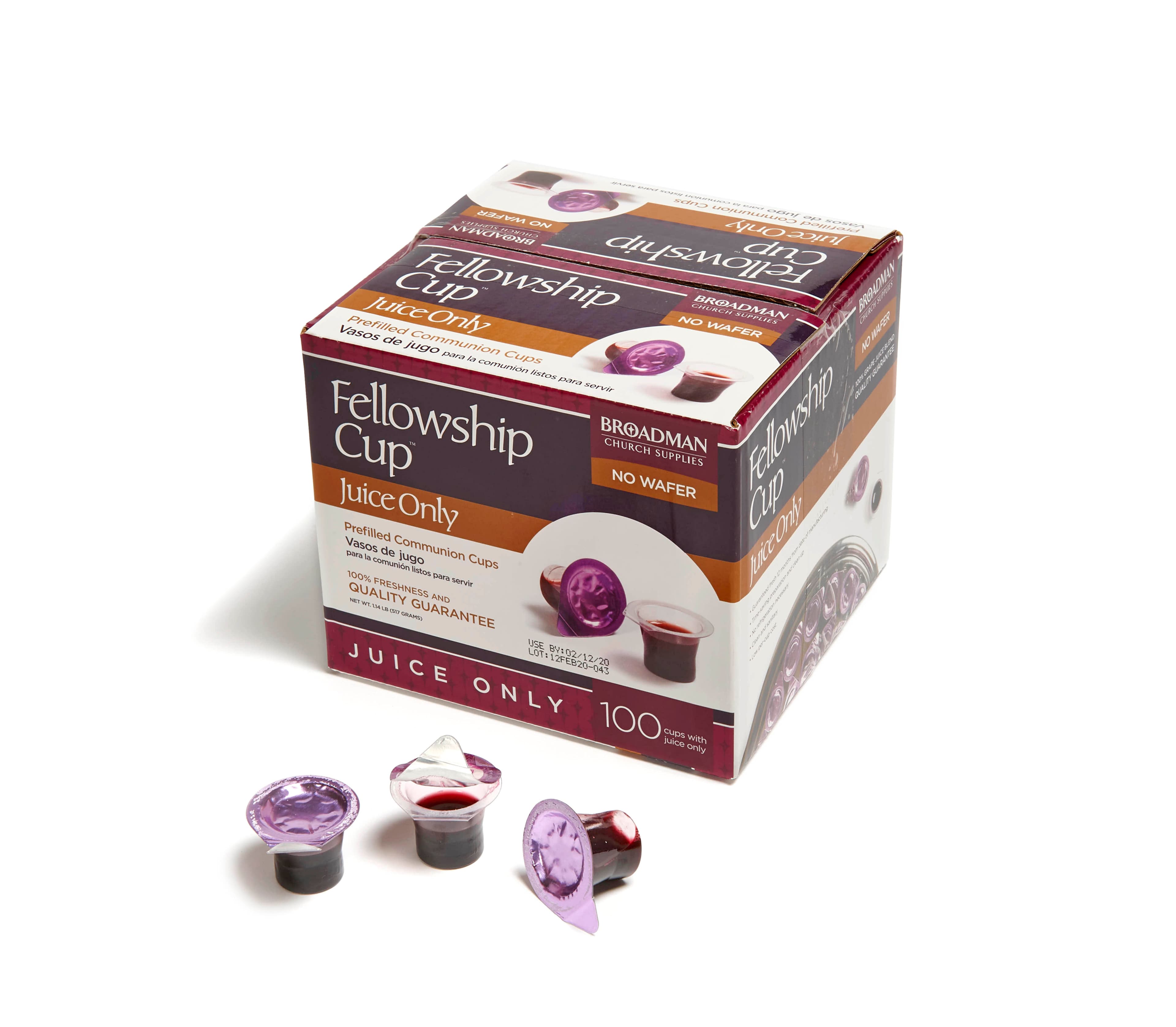 slide 3 of 8 for Fellowship Cup® - JUICE ONLY Prefilled Communion Cups (100 Count)