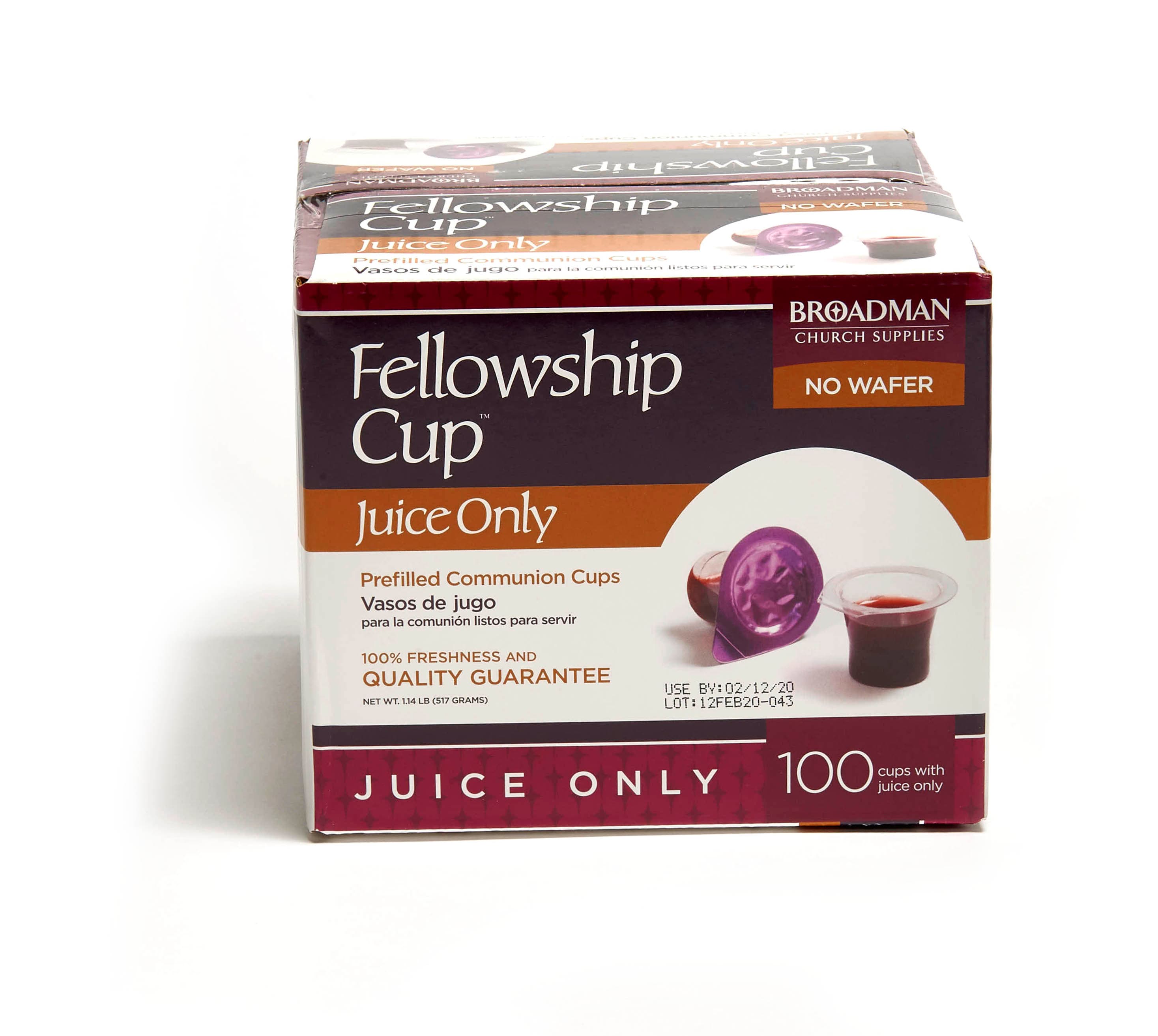 slide 5 of 8 for Fellowship Cup® - JUICE ONLY Prefilled Communion Cups (100 Count)