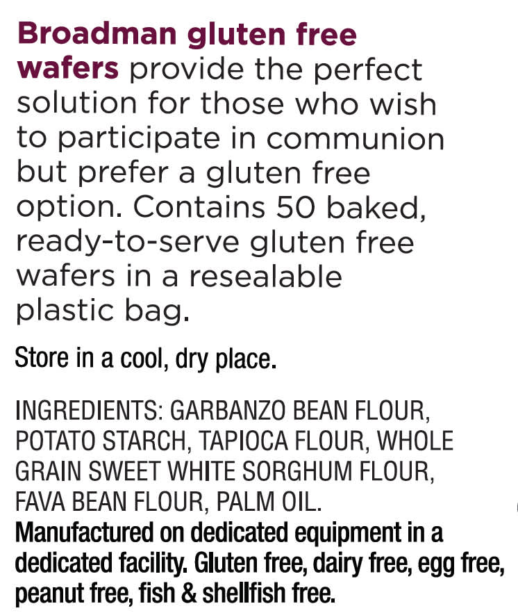 slide 4 of 5 for Communion Wafers - Gluten Free (50 Pieces)
