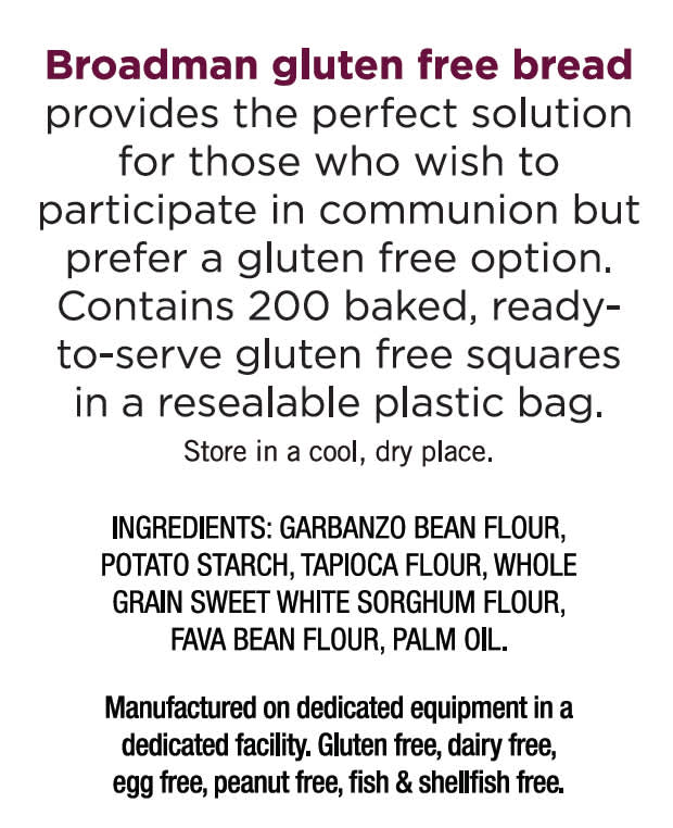 slide 4 of 4 for Communion Bread - Gluten Free (200 Pieces)