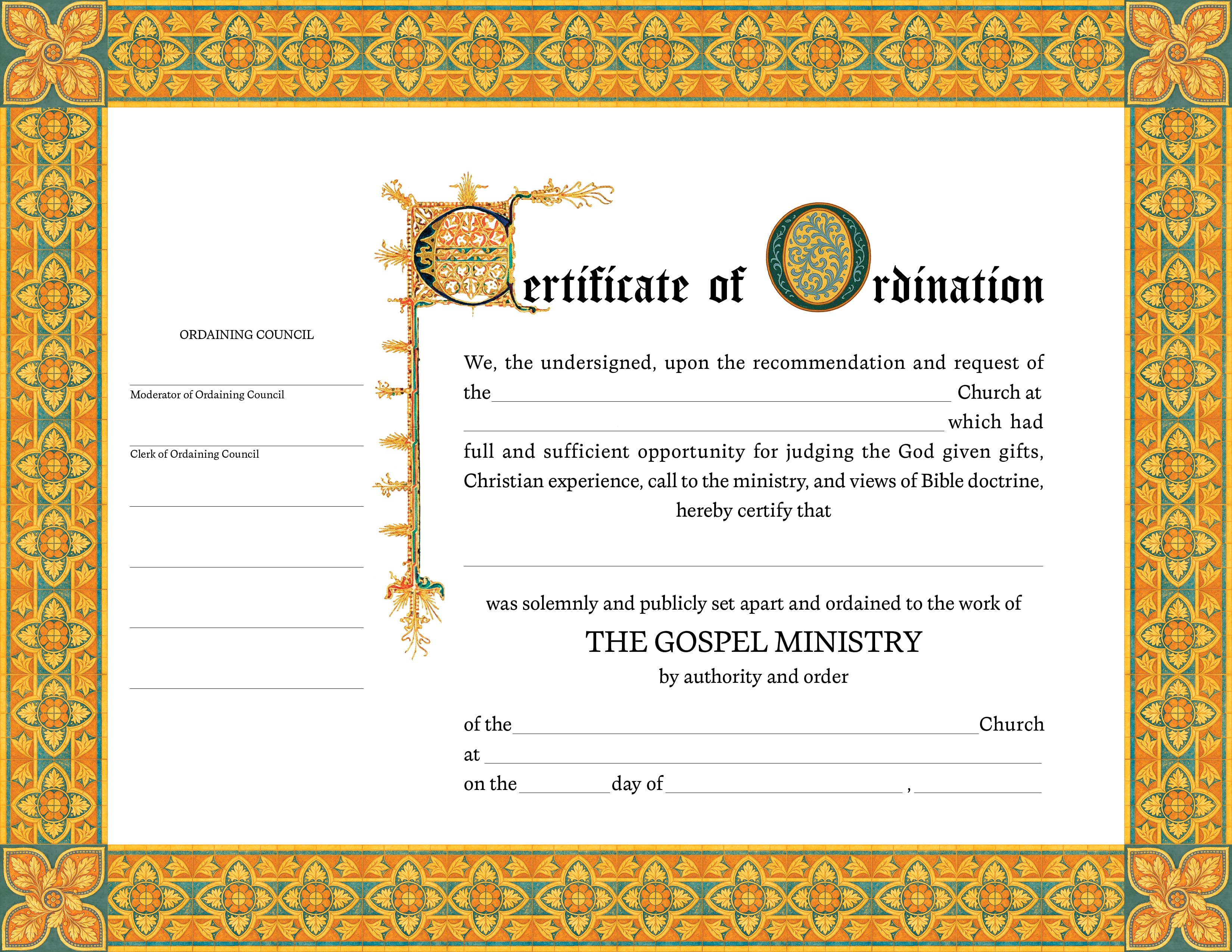 8.5 x 11 in. Certificate - Baptism Romans 6-4 - Pack of 6 8.5 x 11 in. Certificate - Baptism Romans 6-4 - Pack of 6