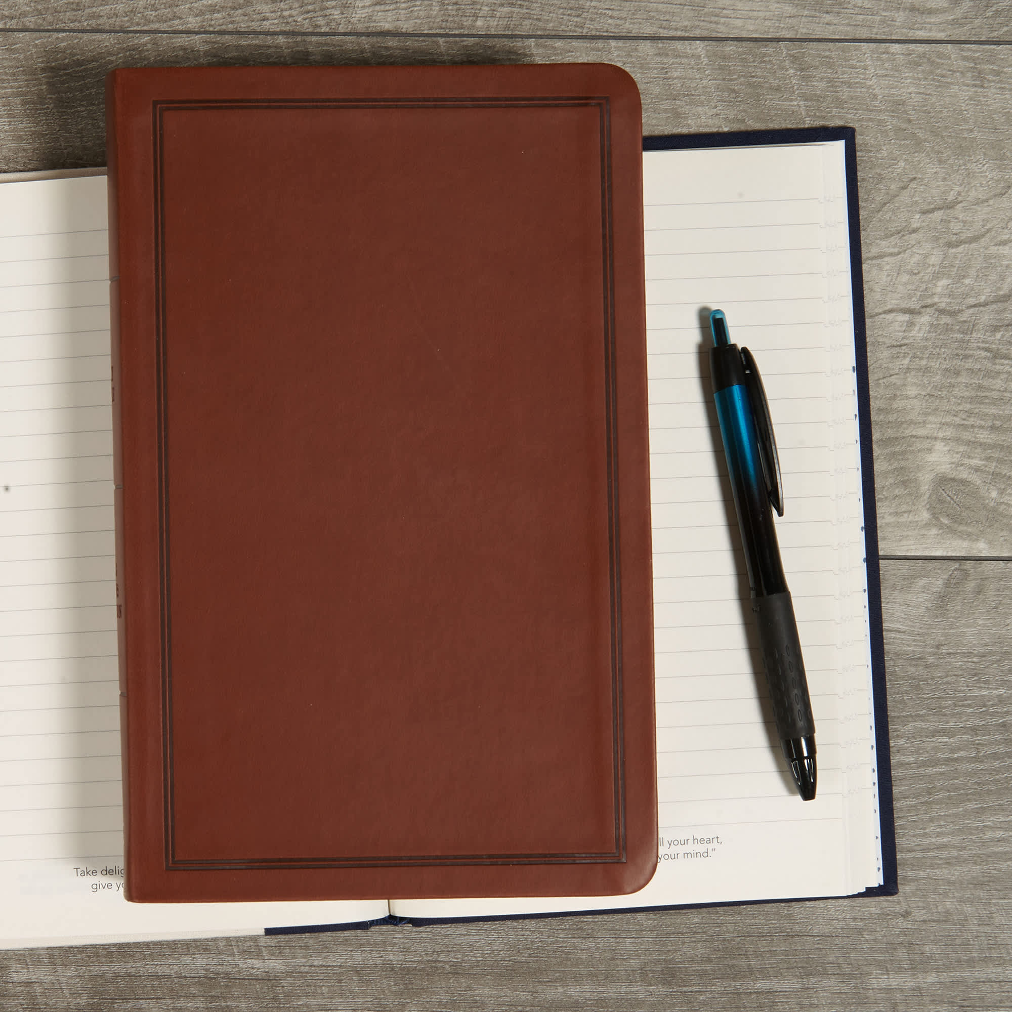 slide 6 of 8 for KJV Deluxe Gift Bible, Brown LeatherTouch