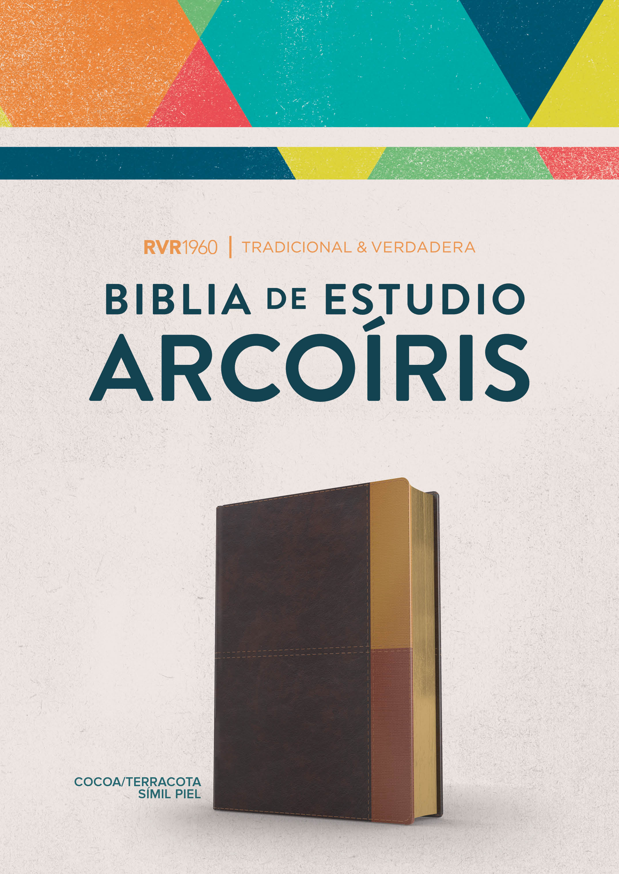 slide 3 of 11 for RVR 1960 Biblia de Estudio Arcoíris, cocoa/ terracota símil piel
