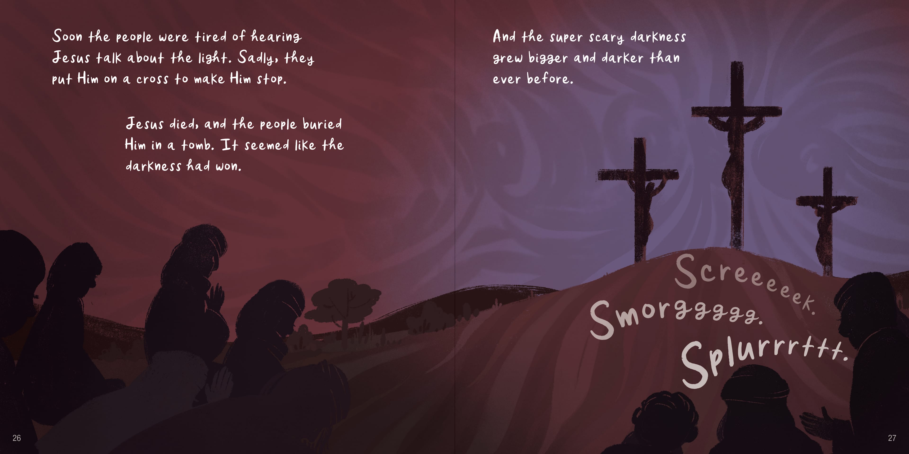 slide 6 of 6 for The Bright Light and the Super Scary Darkness