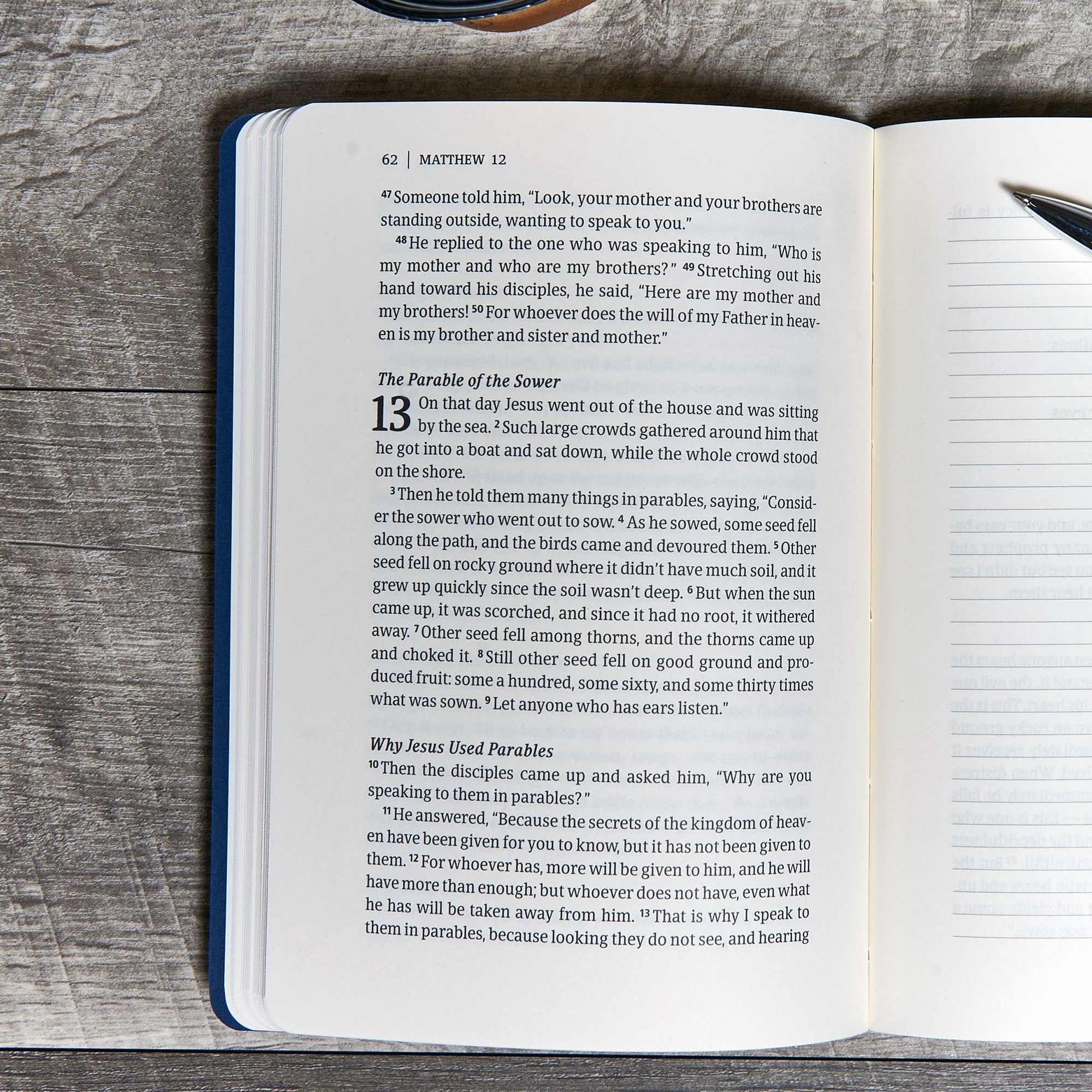 slide 4 of 6 for CSB Scripture Notebook, Matthew