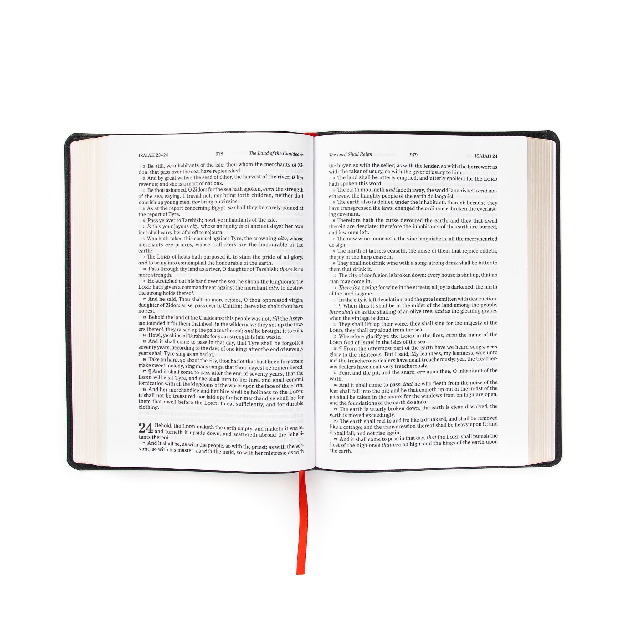 slide 5 of 9 for KJV Pastor’s Bible, Black LeatherTouch