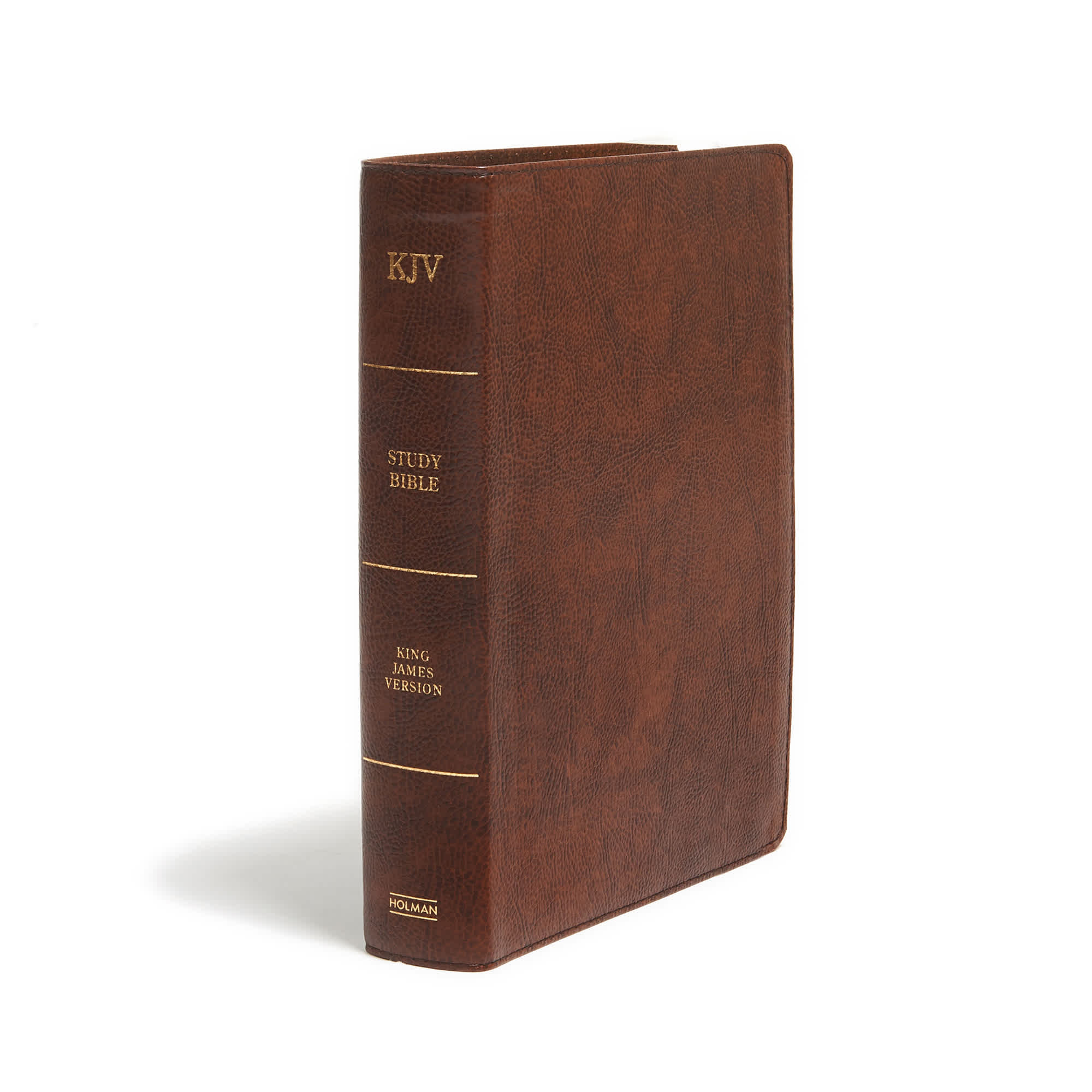 slide 2 of 8 for KJV Study Bible, Full-Color, Brown Bonded Leather