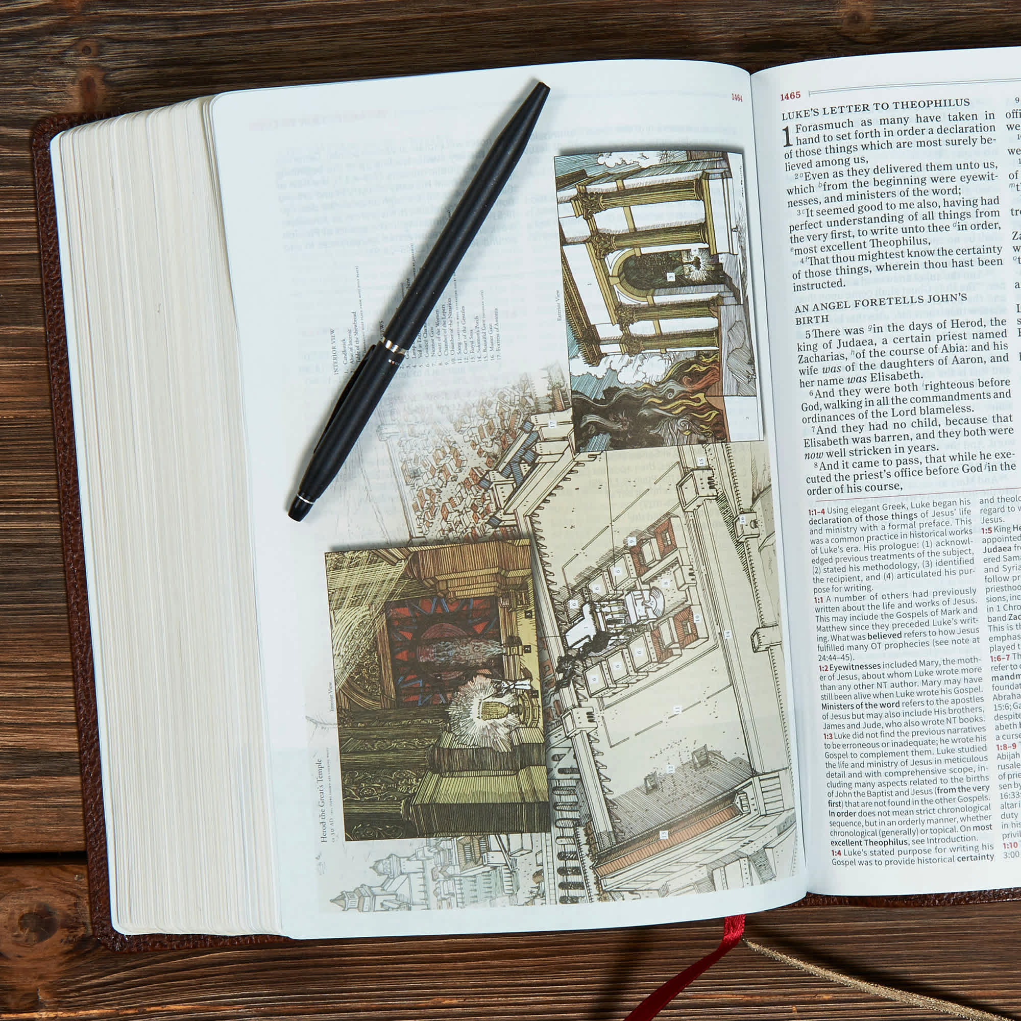 slide 6 of 8 for KJV Study Bible, Full-Color, Brown Bonded Leather