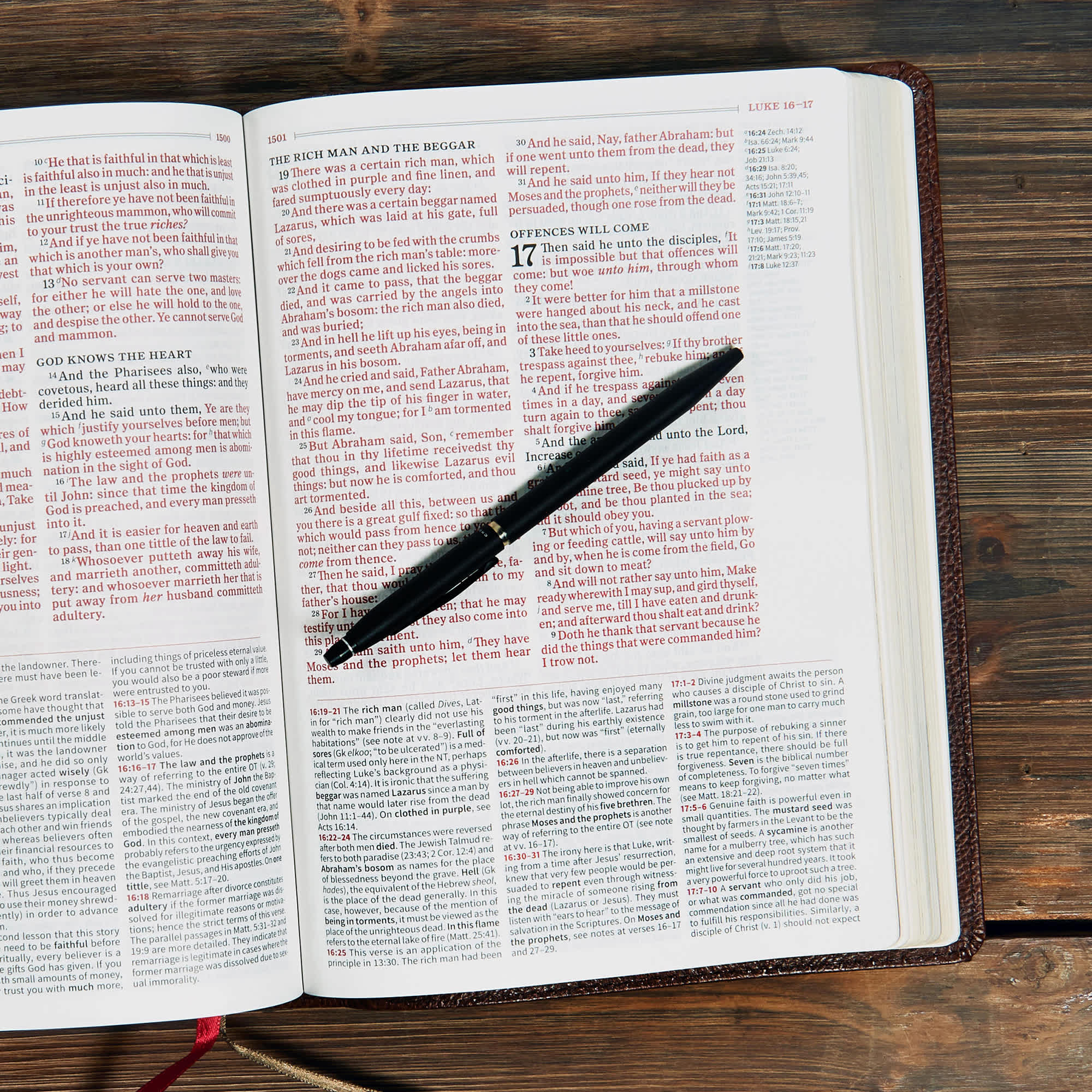 slide 7 of 8 for KJV Study Bible, Full-Color, Brown Bonded Leather