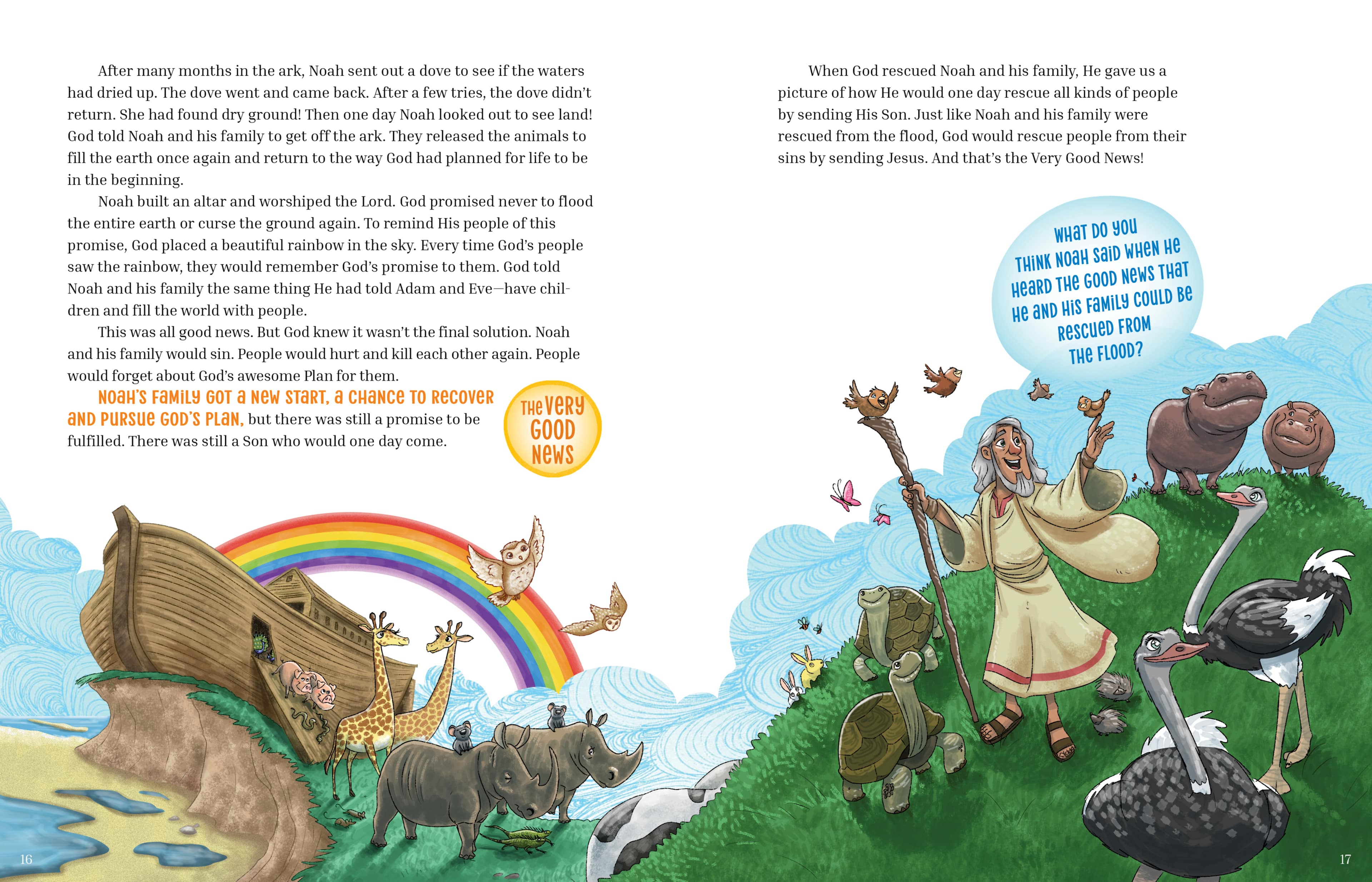 slide 3 of 3 for The Very Good News Storybook Bible