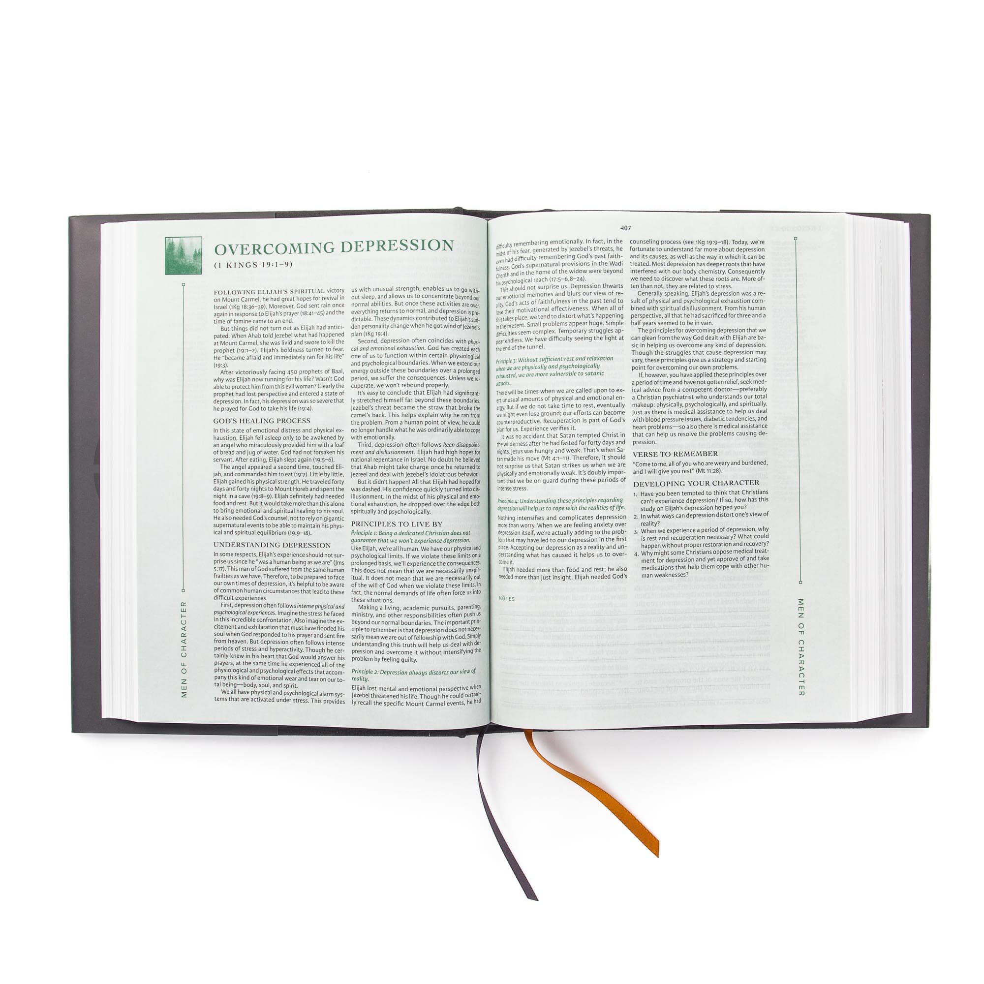 slide 4 of 11 for CSB Men of Character Bible, Grey Cloth over Board