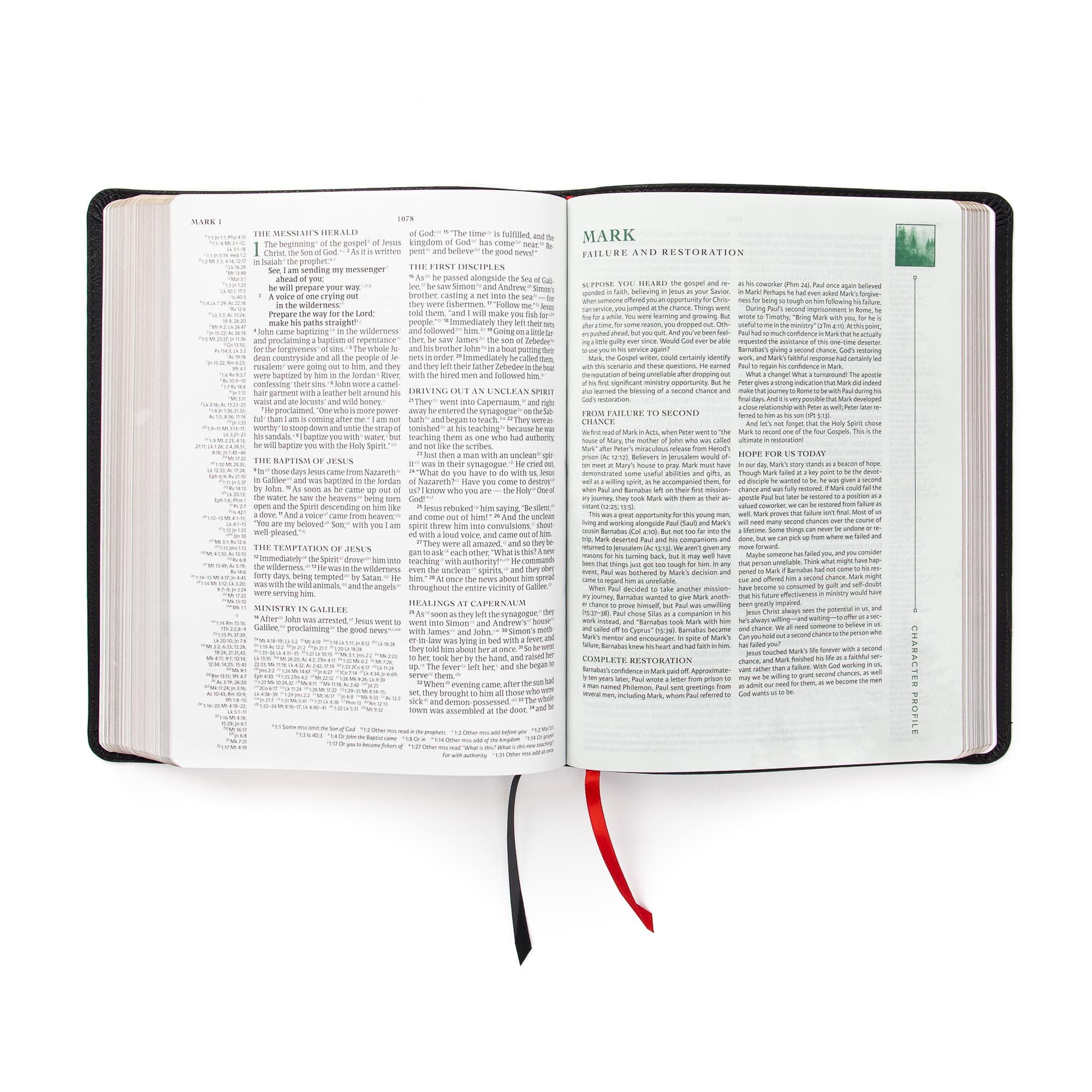 slide 6 of 10 for CSB Men of Character Bible, Black LeatherTouch