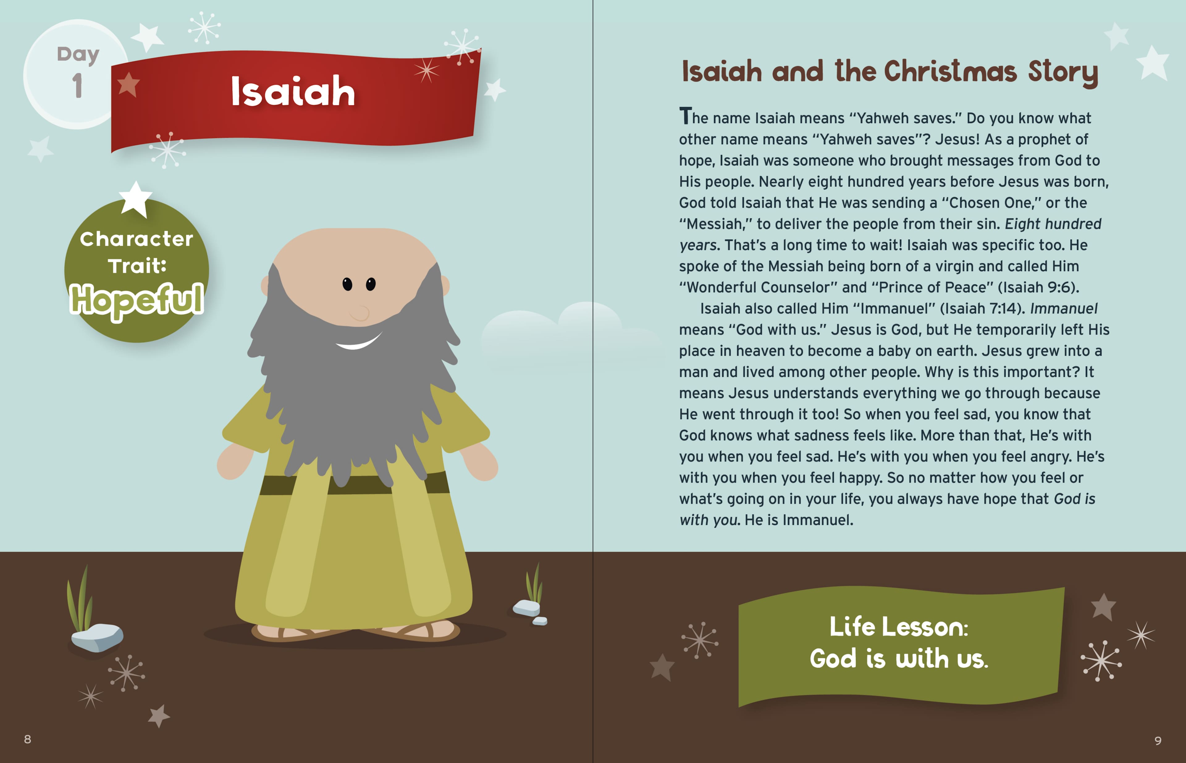 slide 3 of 6 for 25 Days of the Christmas Story