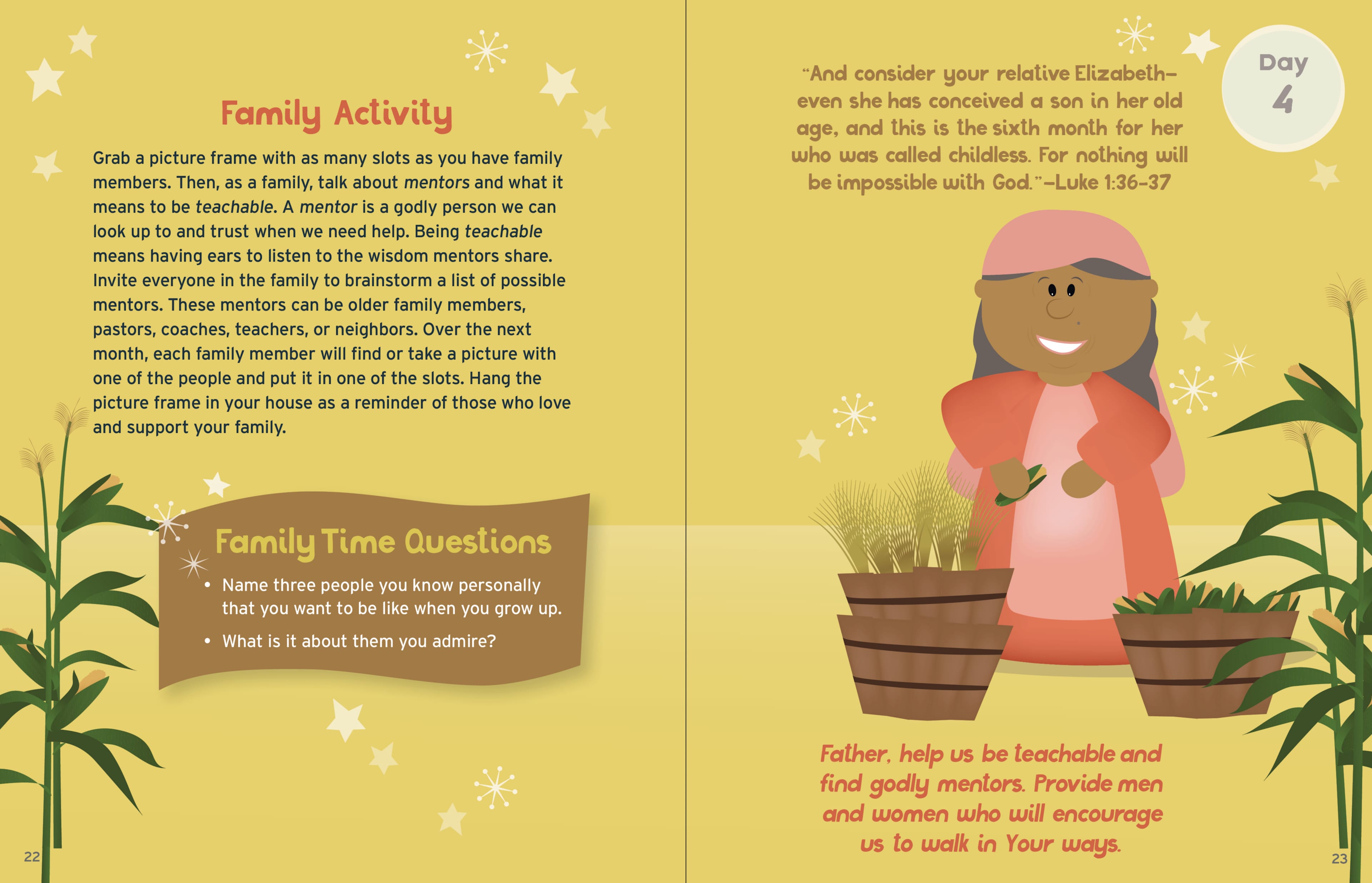 slide 4 of 6 for 25 Days of the Christmas Story