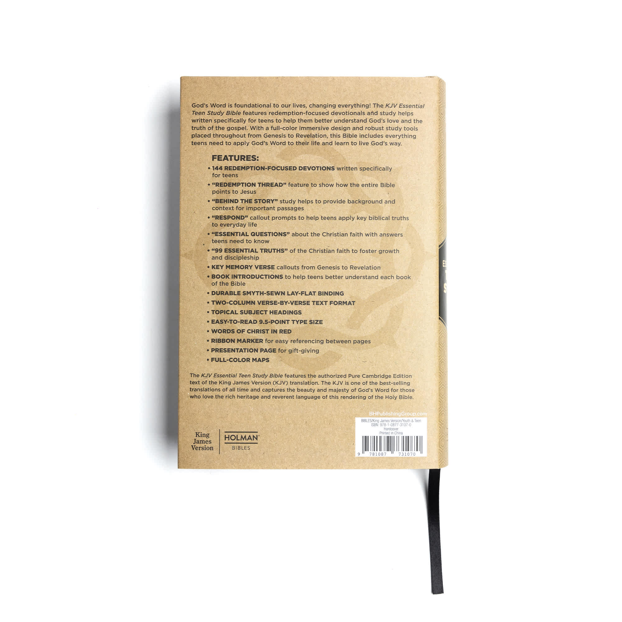 slide 10 of 10 for KJV Essential Teen Study Bible, Hardcover
