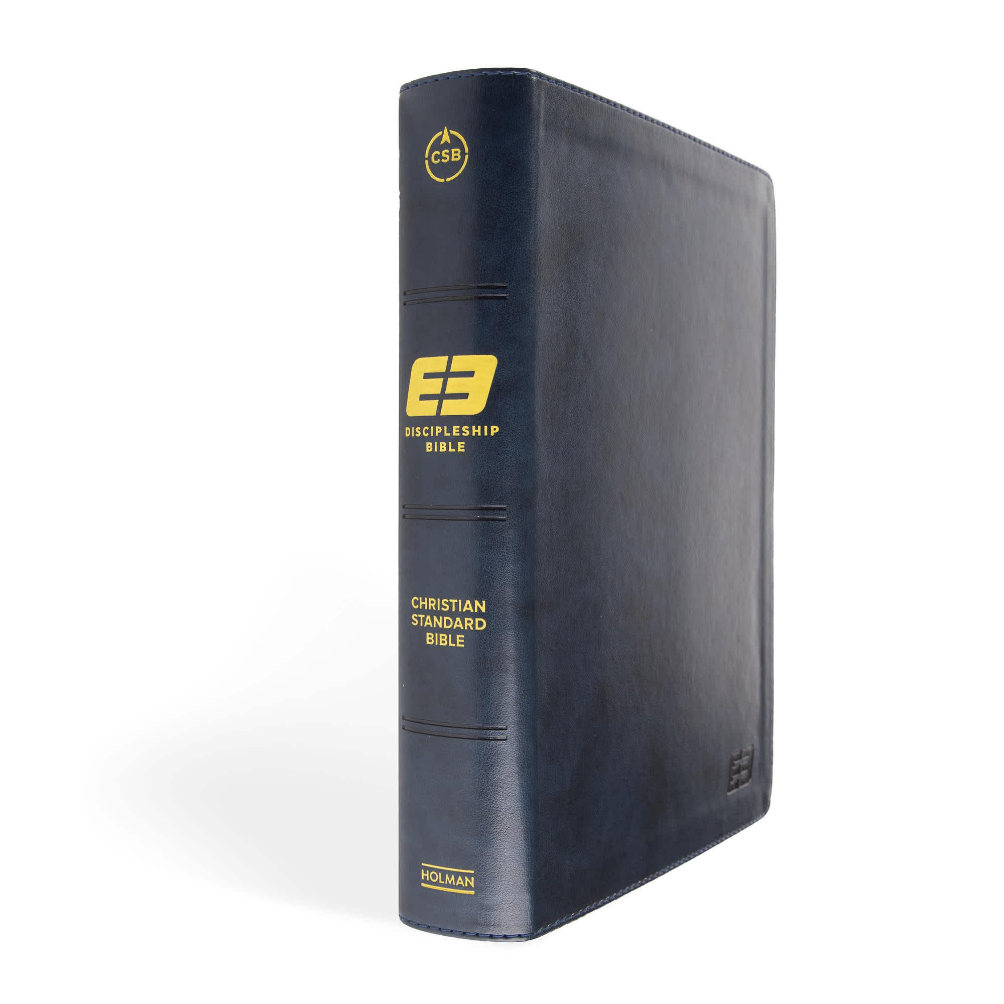 slide 2 of 12 for CSB E3 Discipleship Bible, Navy LeatherTouch, Indexed