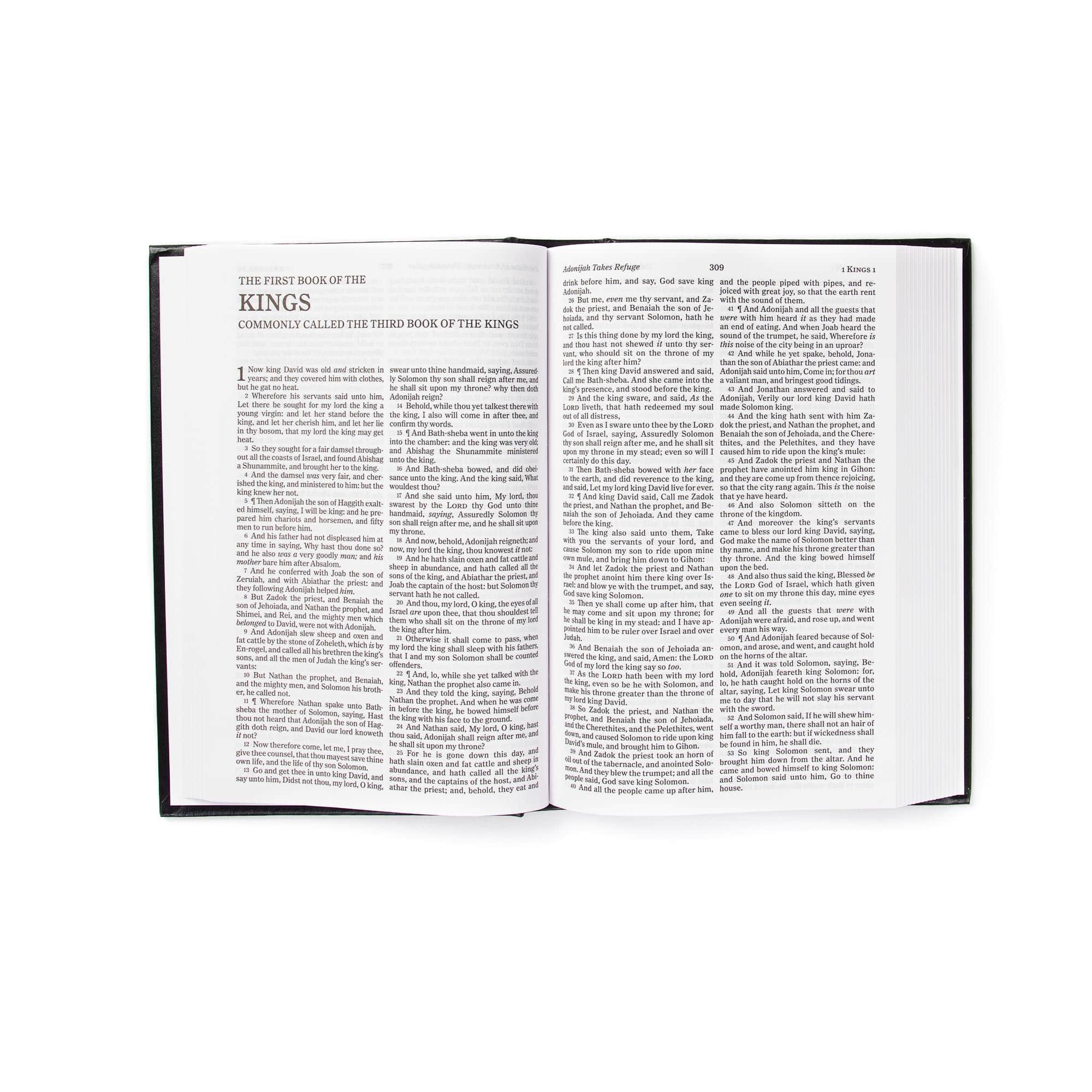 slide 4 of 10 for KJV Pew Bible, Black Hardcover