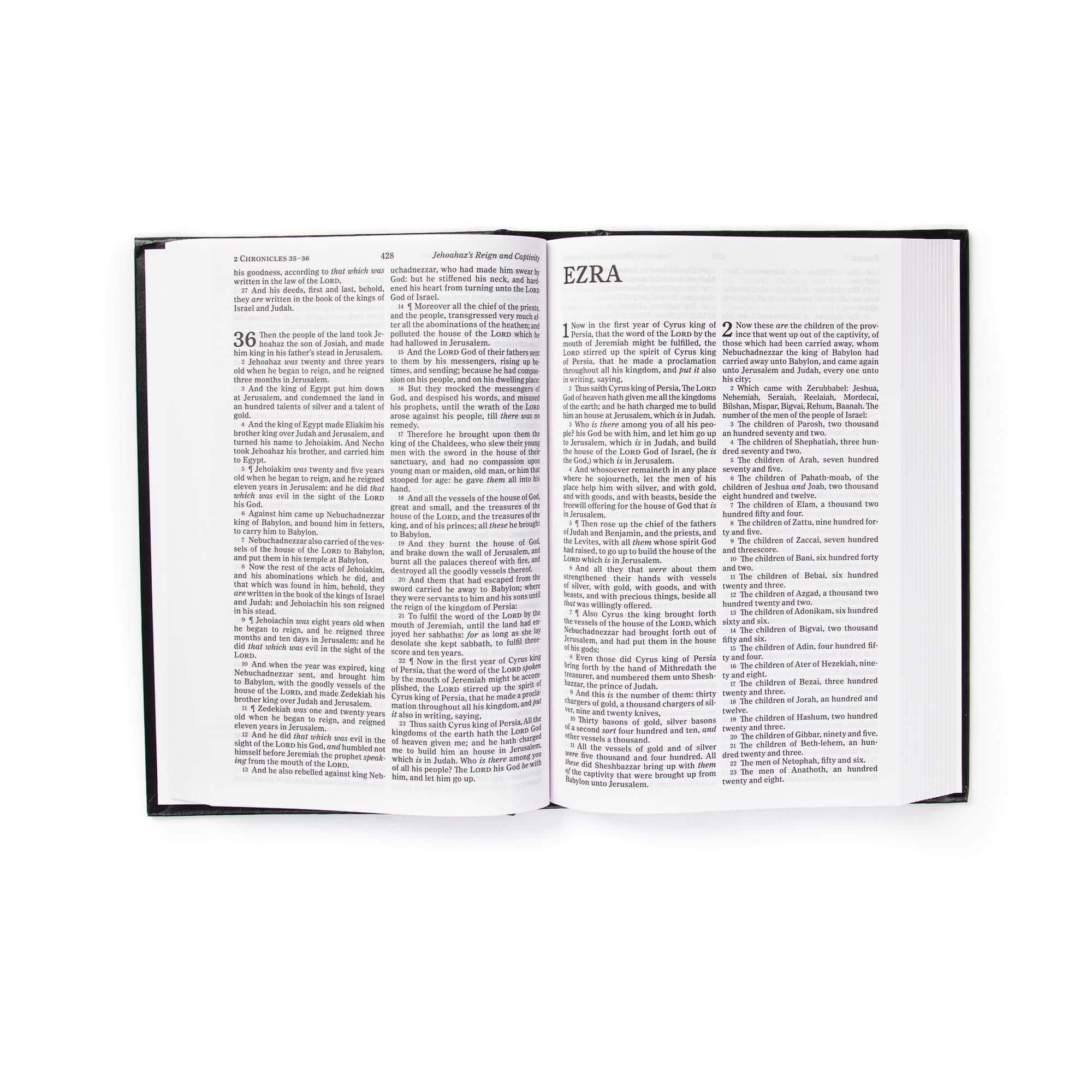 slide 5 of 10 for KJV Pew Bible, Black Hardcover