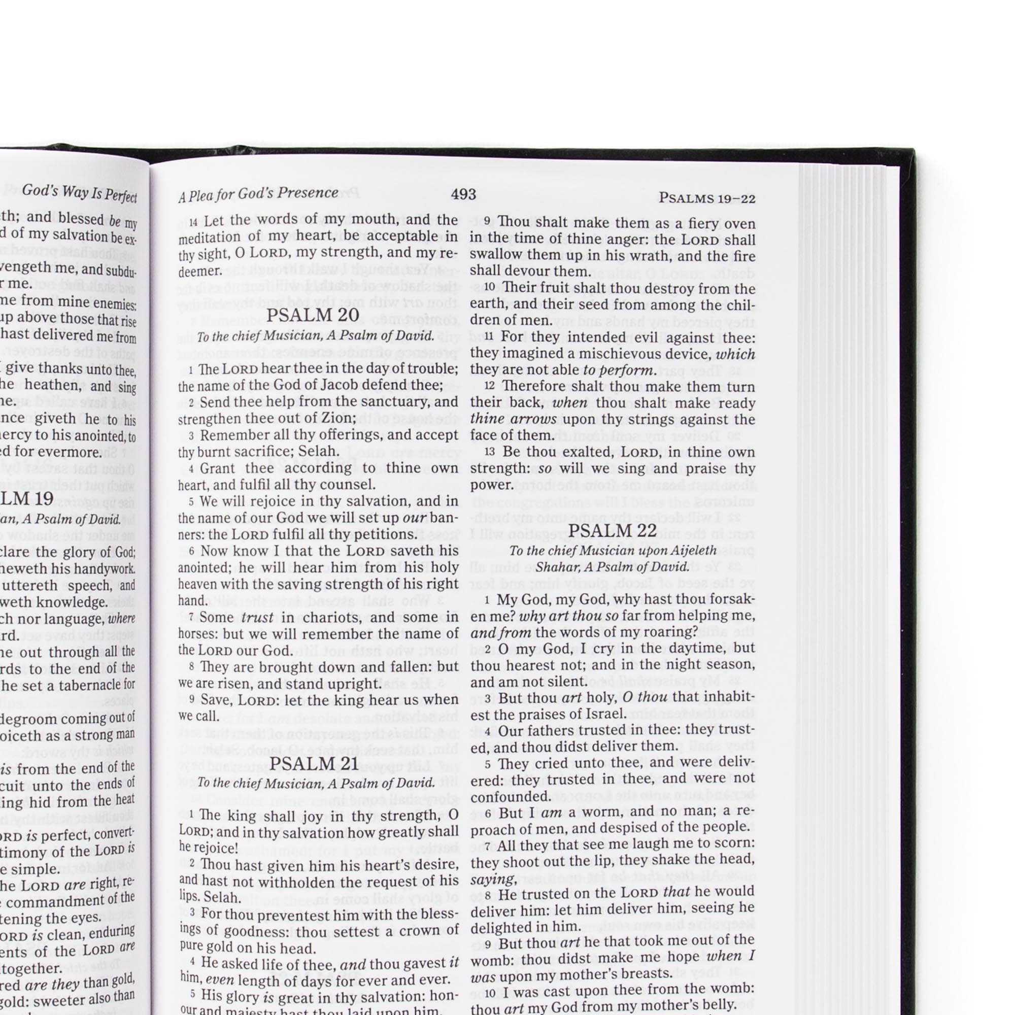 slide 6 of 10 for KJV Pew Bible, Black Hardcover