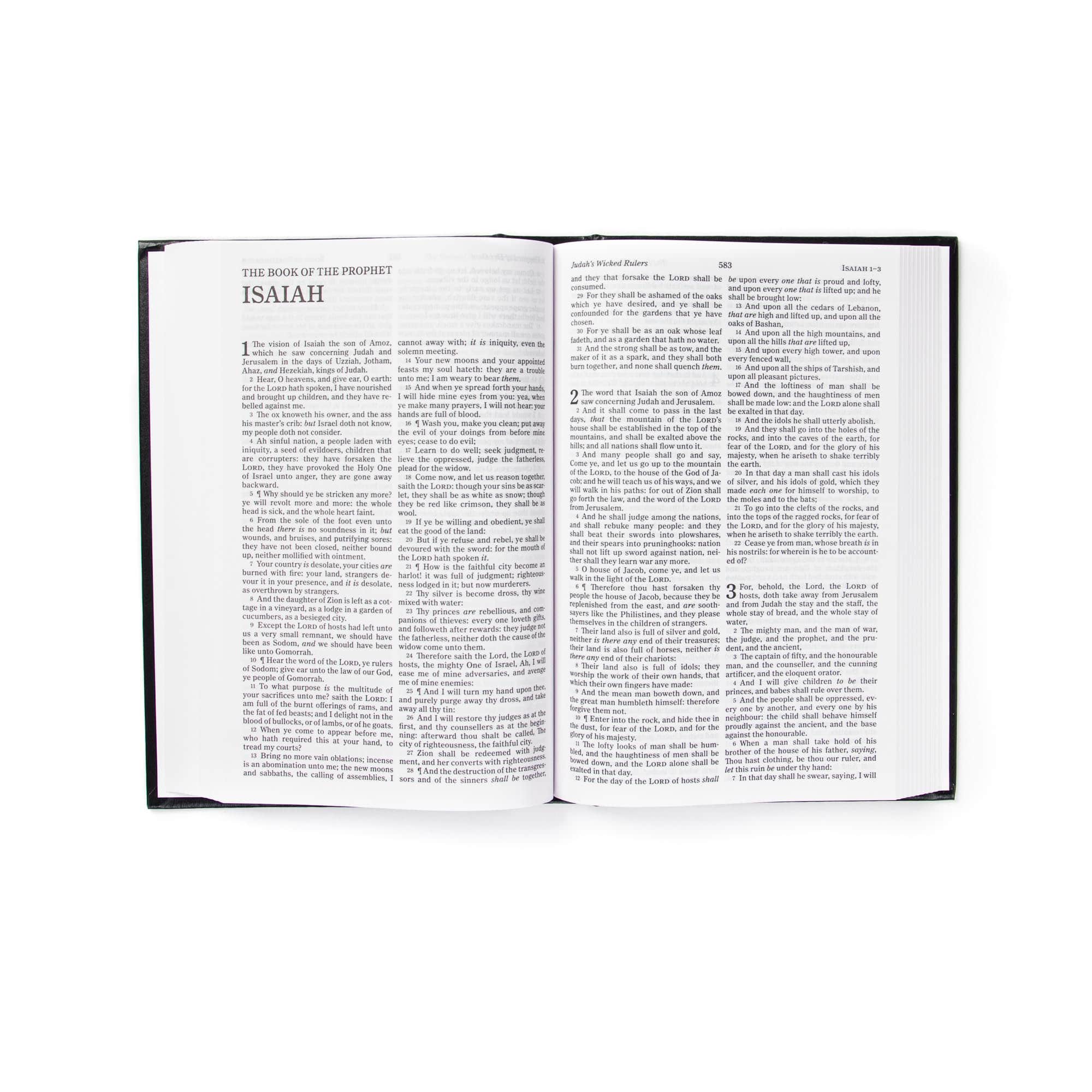 slide 10 of 10 for KJV Pew Bible, Black Hardcover