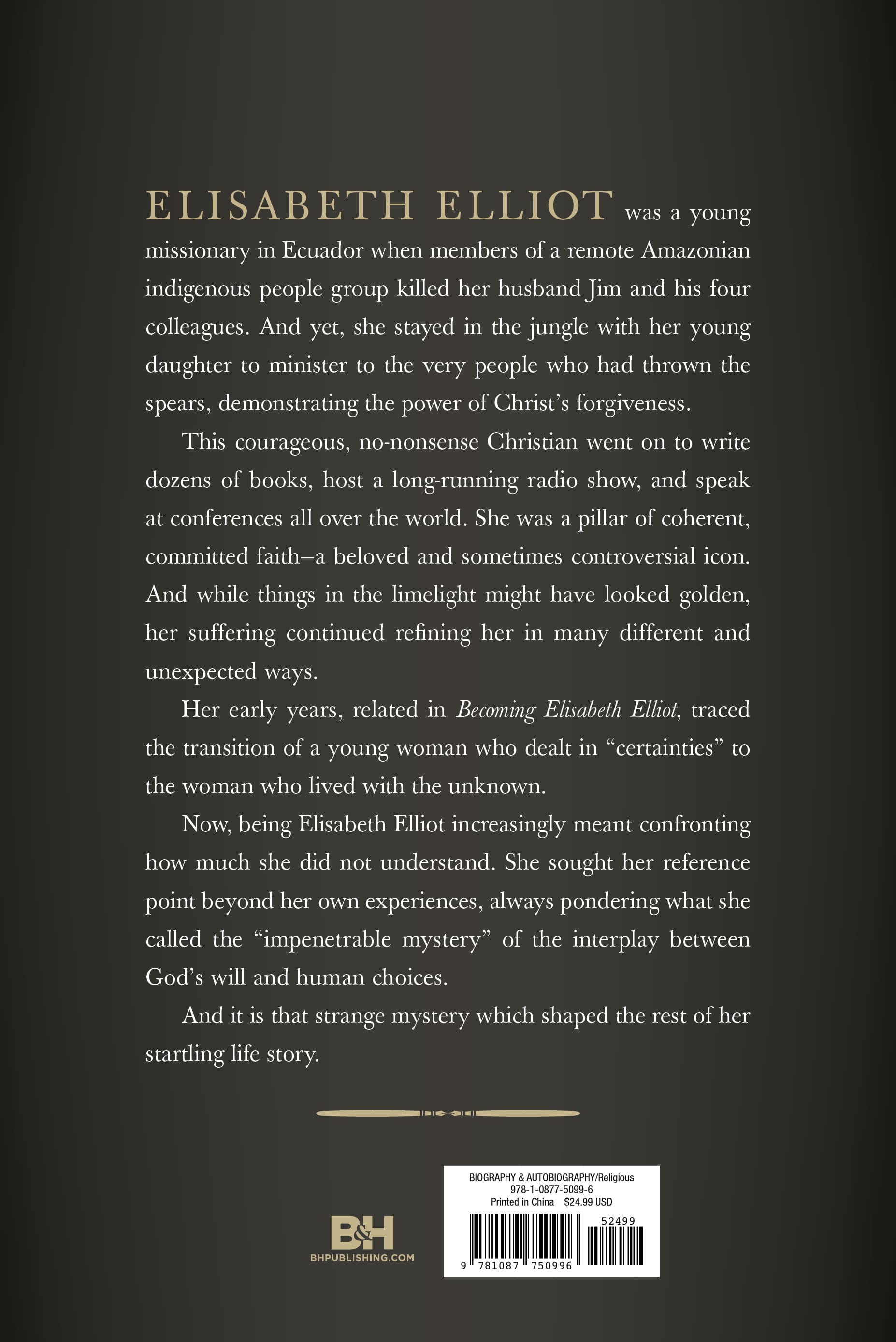 slide 2 of 3 for Being Elisabeth Elliot