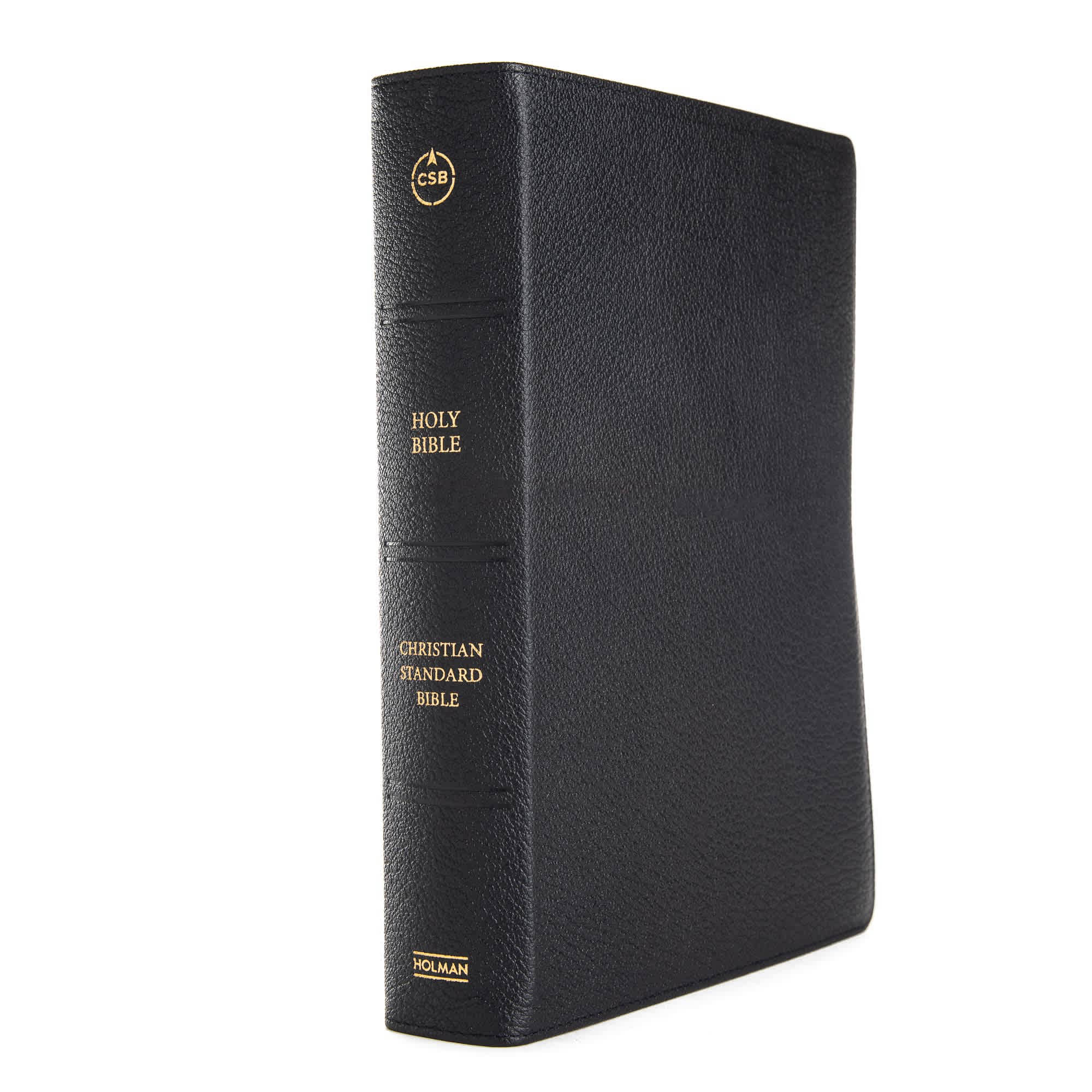 slide 2 of 10 for CSB Study Bible, Holman Handcrafted Collection, Black Premium Goatskin