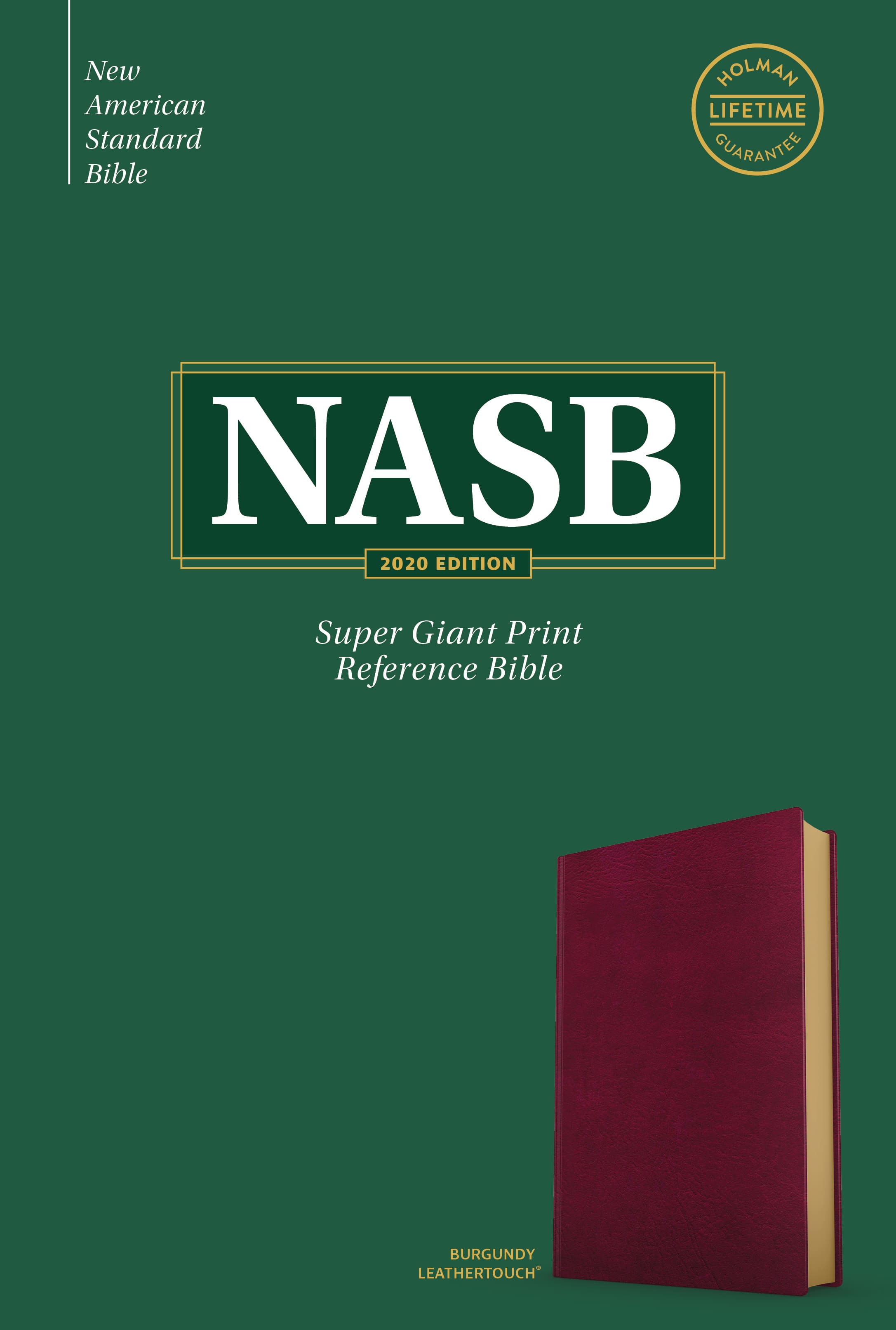 slide 2 of 2 for NASB Super Giant Print Reference Bible, Burgundy LeatherTouch