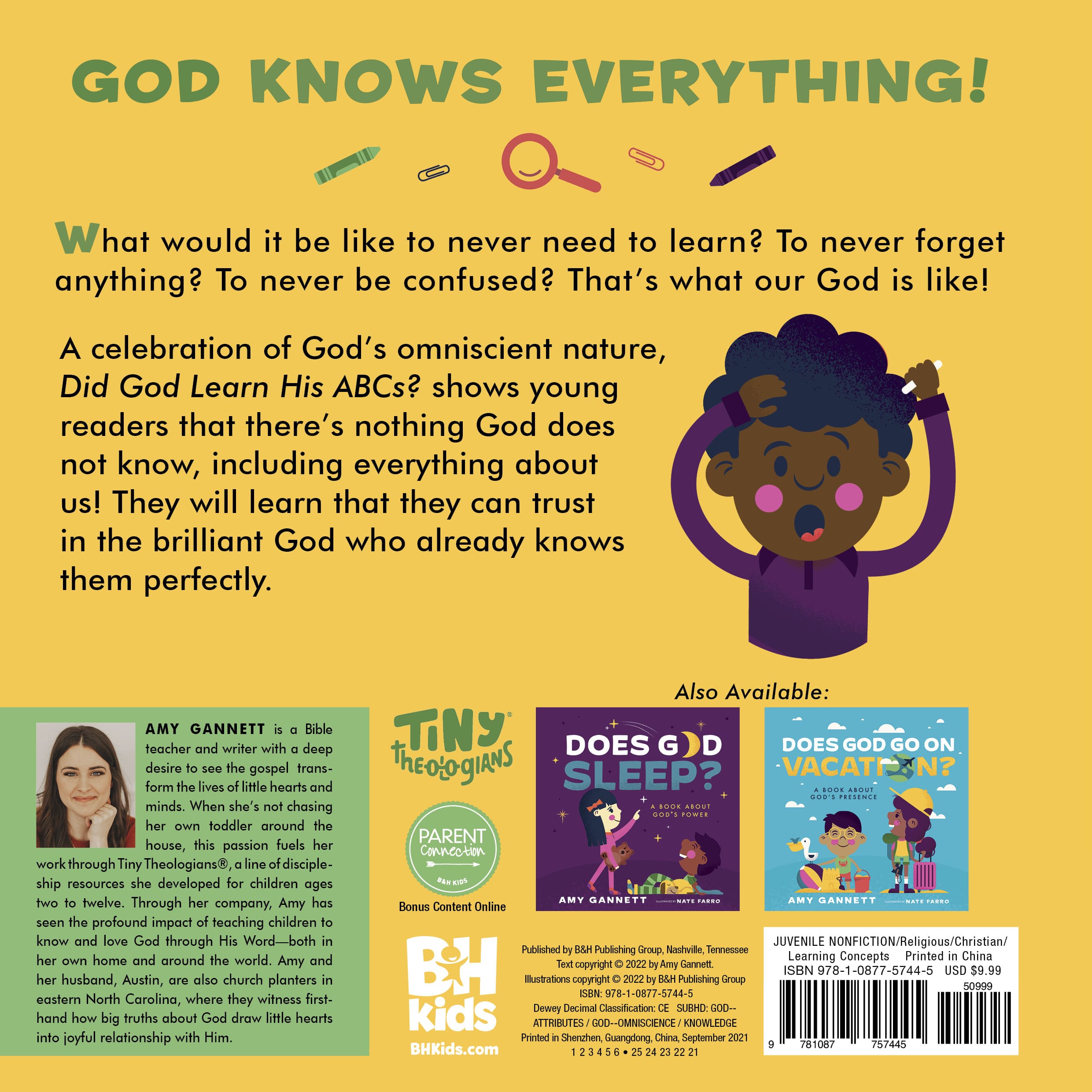 slide 2 of 5 for Did God Learn His ABCs?