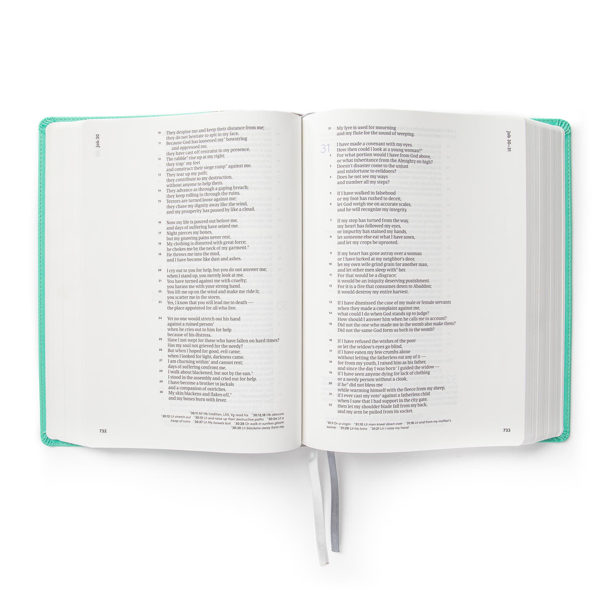 slide 4 of 12 for CSB Lifeway Women's Bible, Gray/Mint LeatherTouch