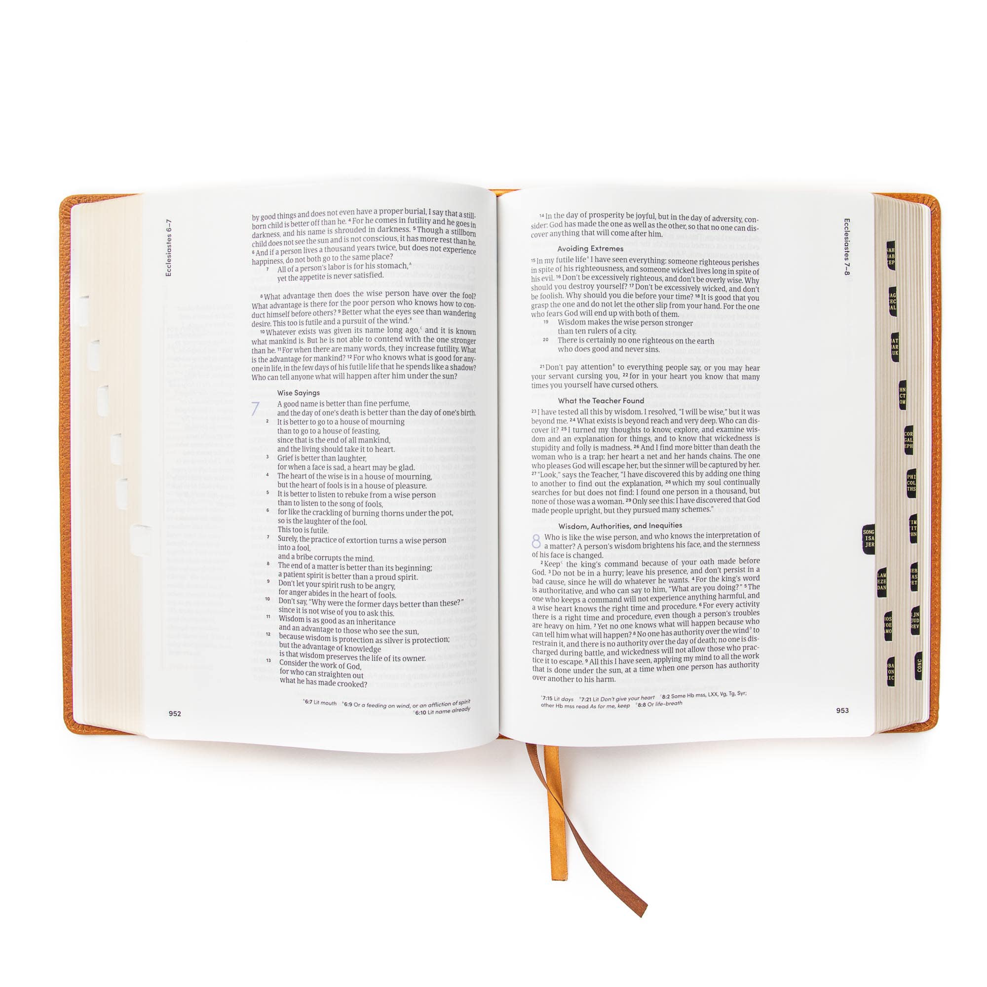 slide 5 of 12 for CSB Lifeway Women's Bible, Butterscotch Genuine Leather, Indexed