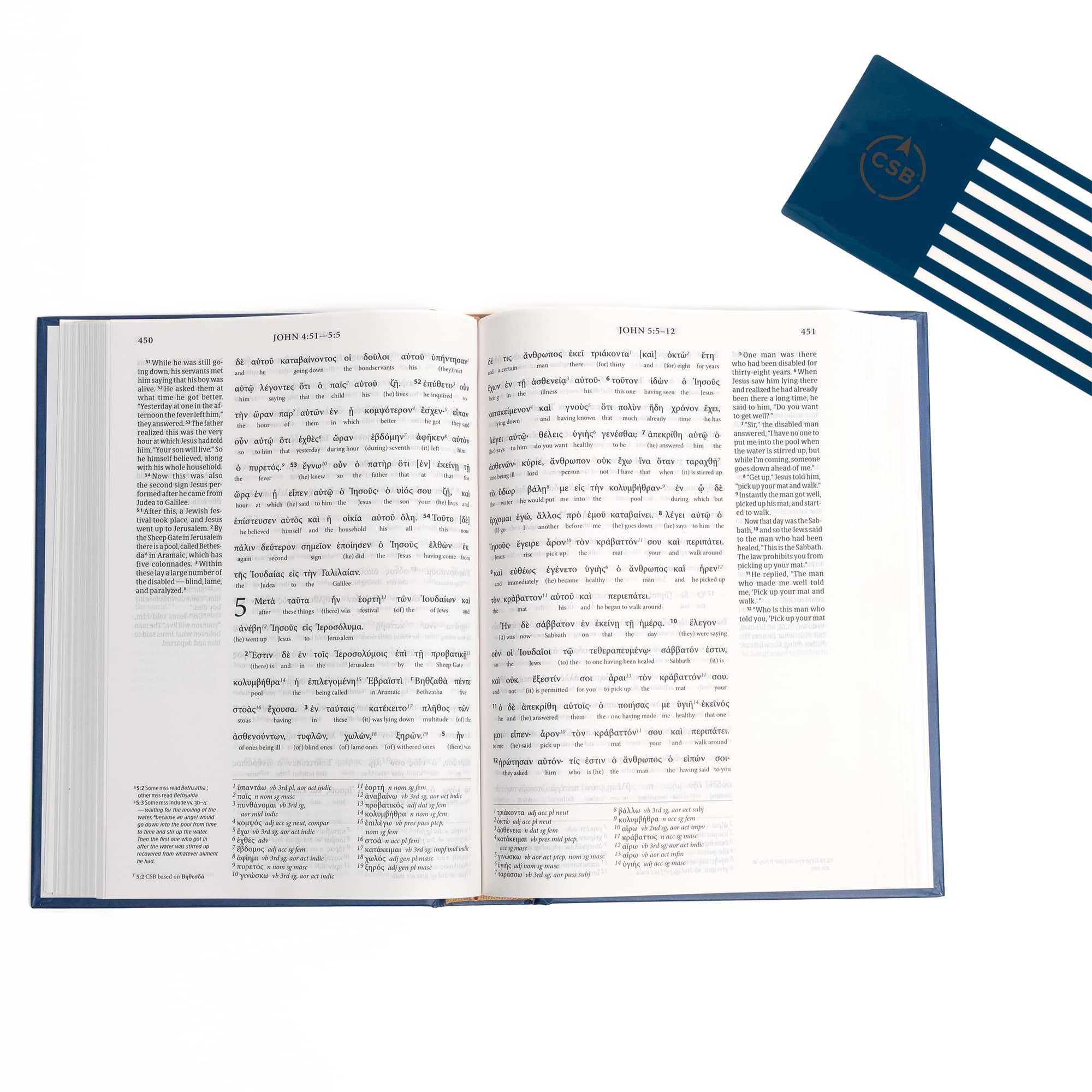 slide 5 of 10 for Greek-English Interlinear CSB New Testament, Hardcover