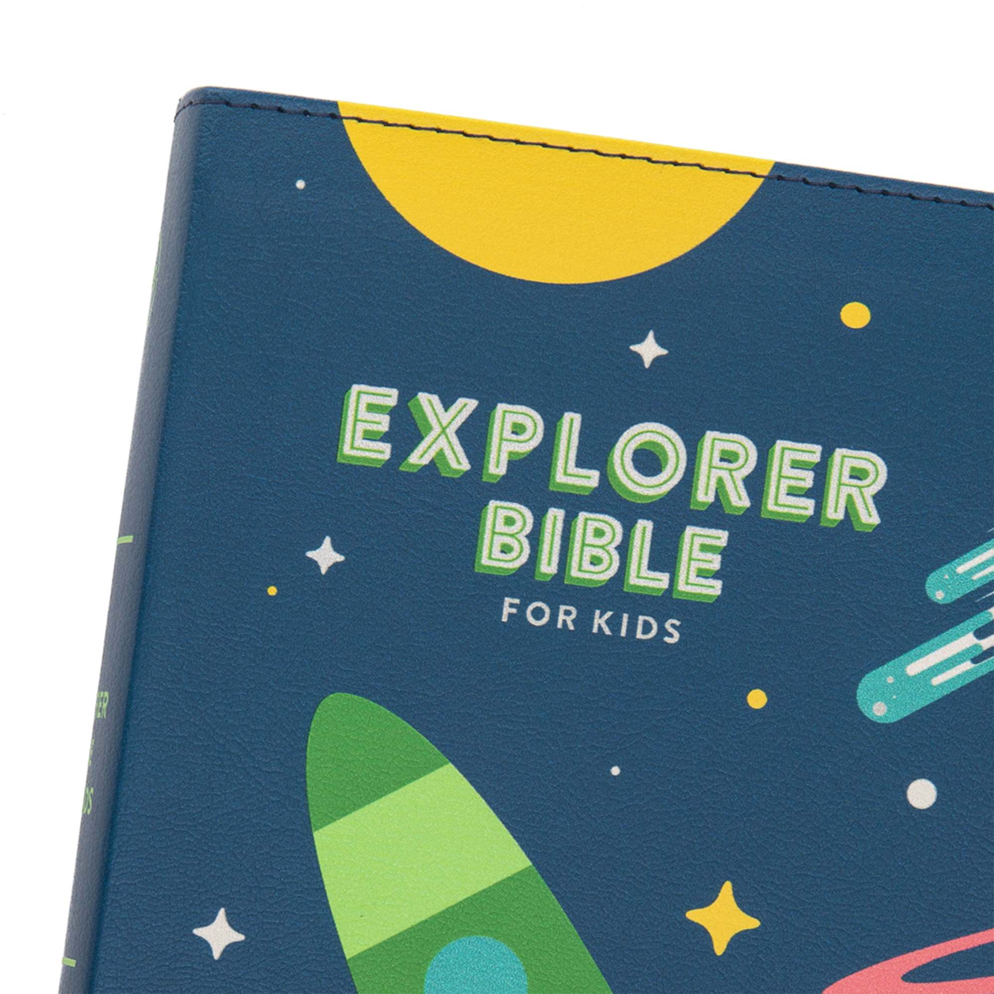 slide 9 of 10 for CSB Explorer Bible for Kids, Blast Off LeatherTouch