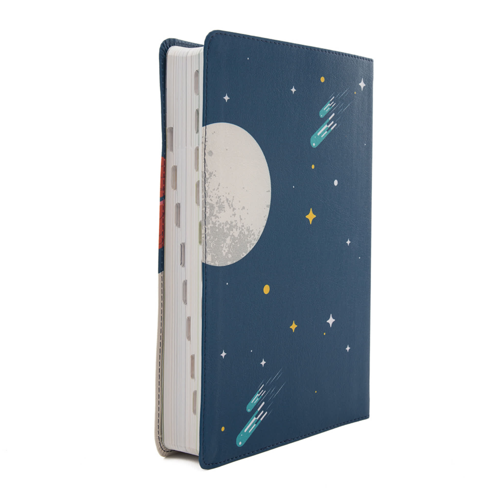 slide 3 of 10 for CSB Explorer Bible for Kids, Blast Off LeatherTouch, Indexed