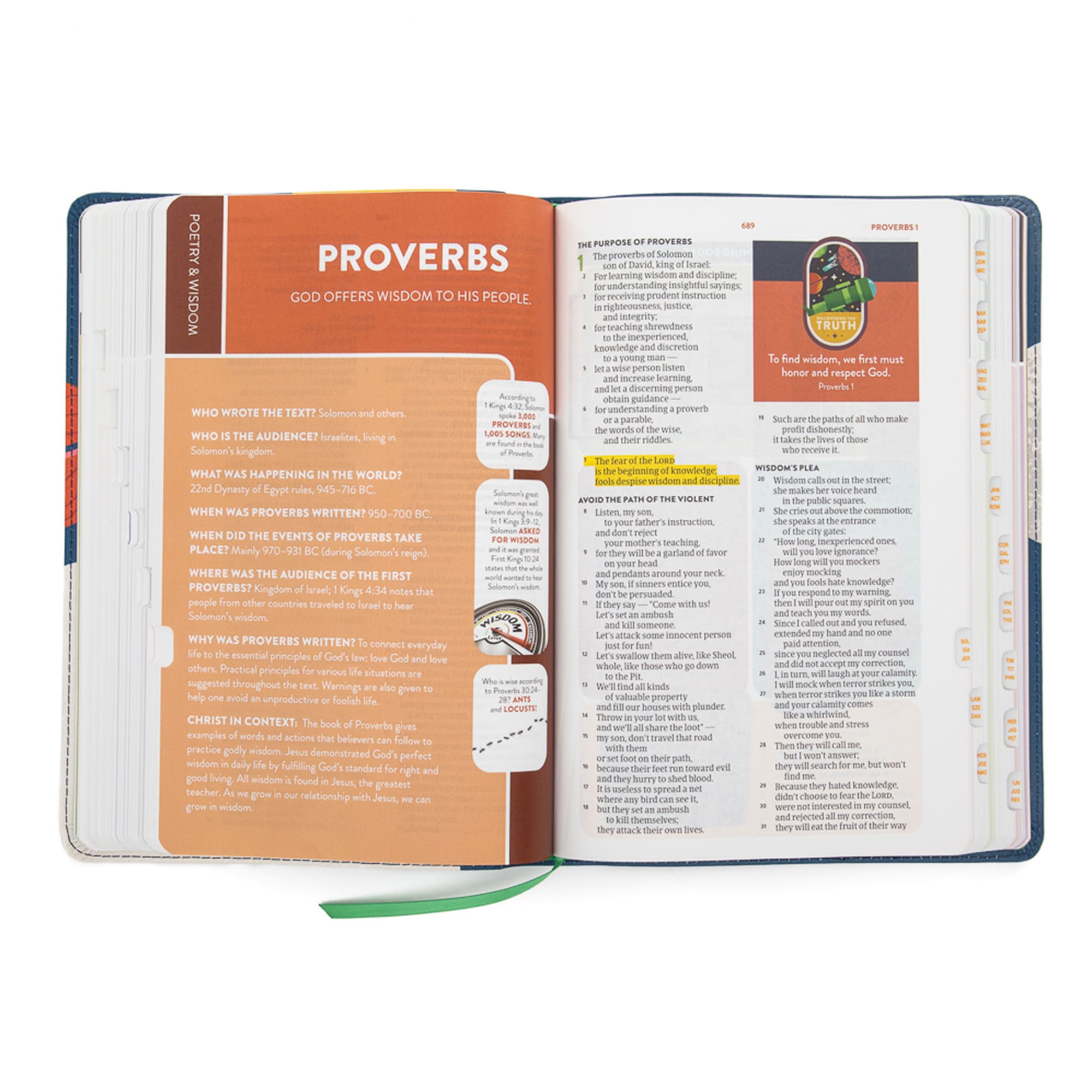 slide 4 of 10 for CSB Explorer Bible for Kids, Blast Off LeatherTouch, Indexed
