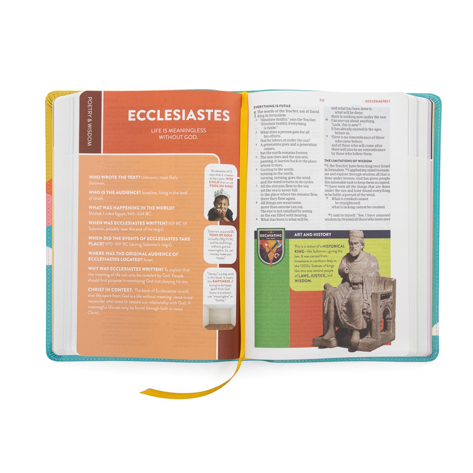 slide 4 of 10 for CSB Explorer Bible for Kids, Hello Sunshine LeatherTouch
