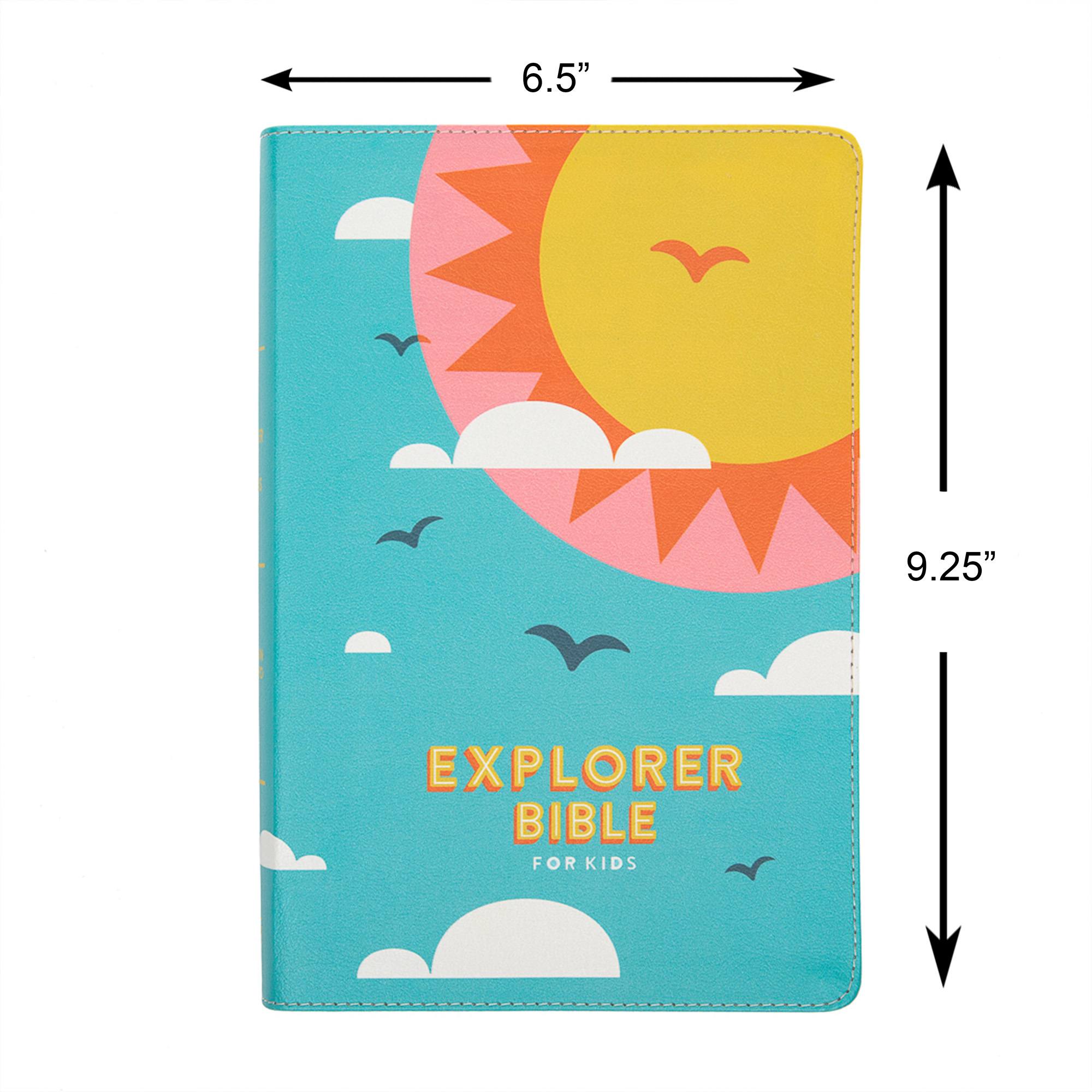 slide 8 of 10 for CSB Explorer Bible for Kids, Hello Sunshine LeatherTouch