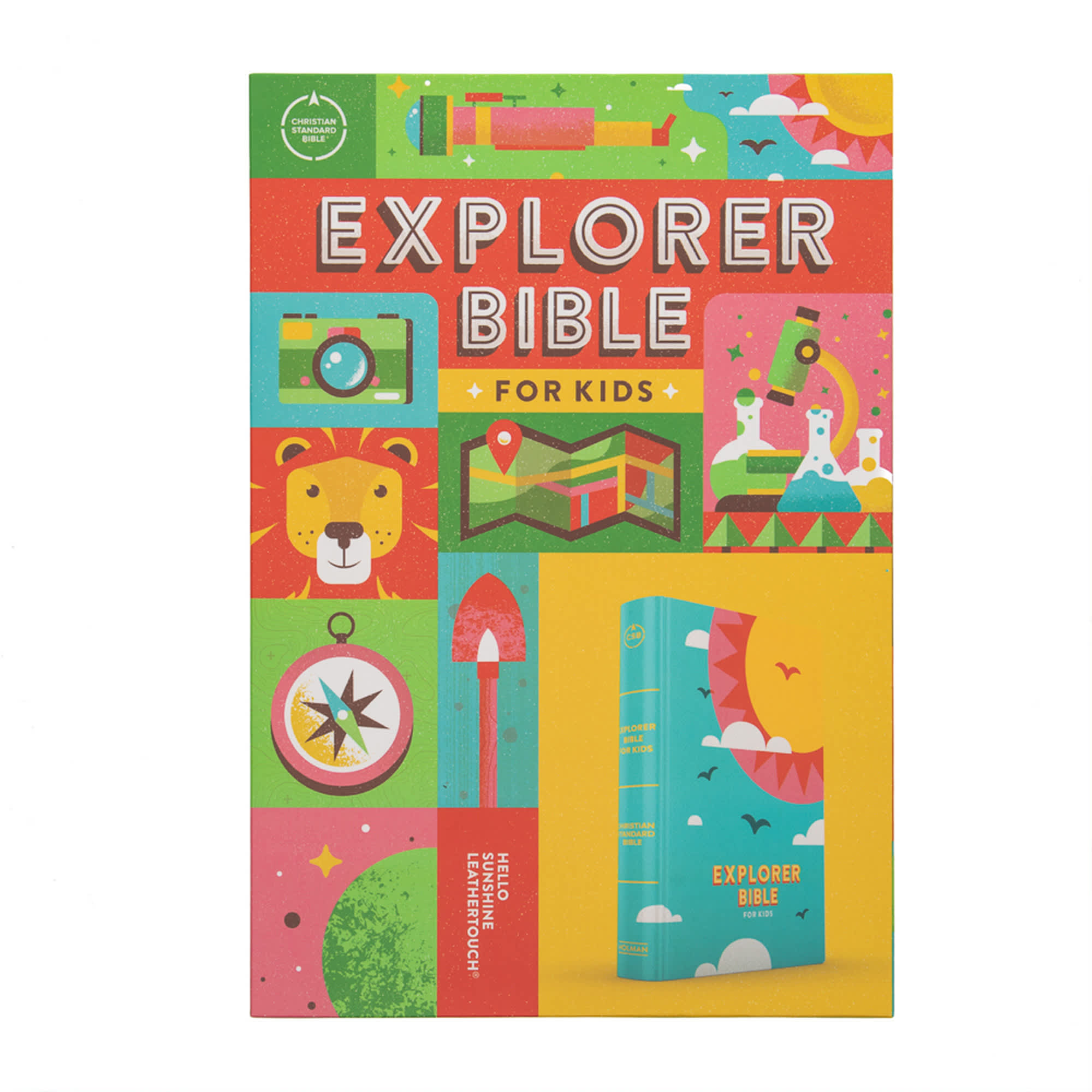 slide 10 of 10 for CSB Explorer Bible for Kids, Hello Sunshine LeatherTouch